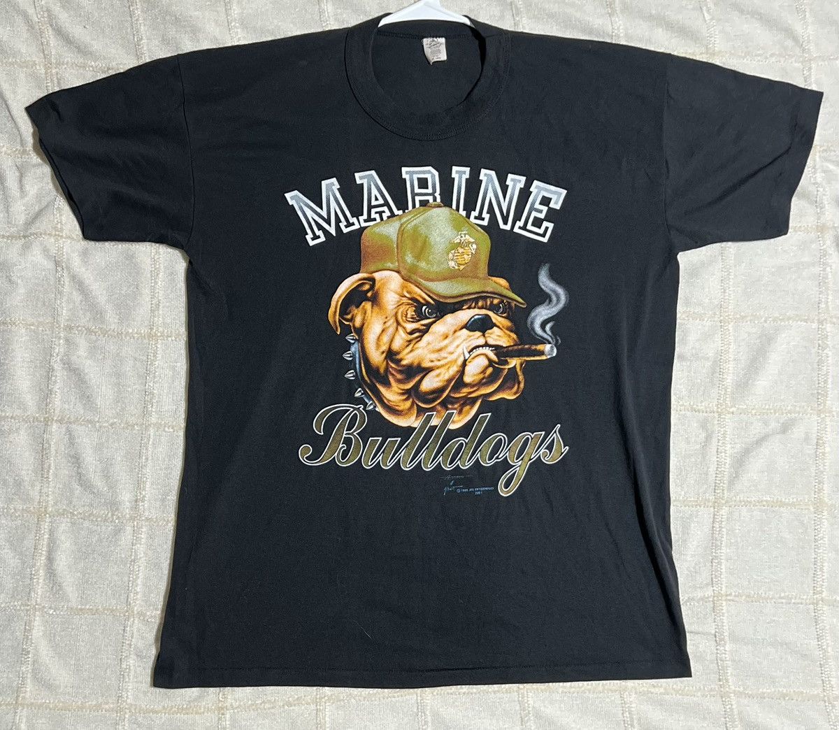 Vintage Vintage Marines T-shirt Size US XL / EU 56 / 4 - 1 Thumbnail