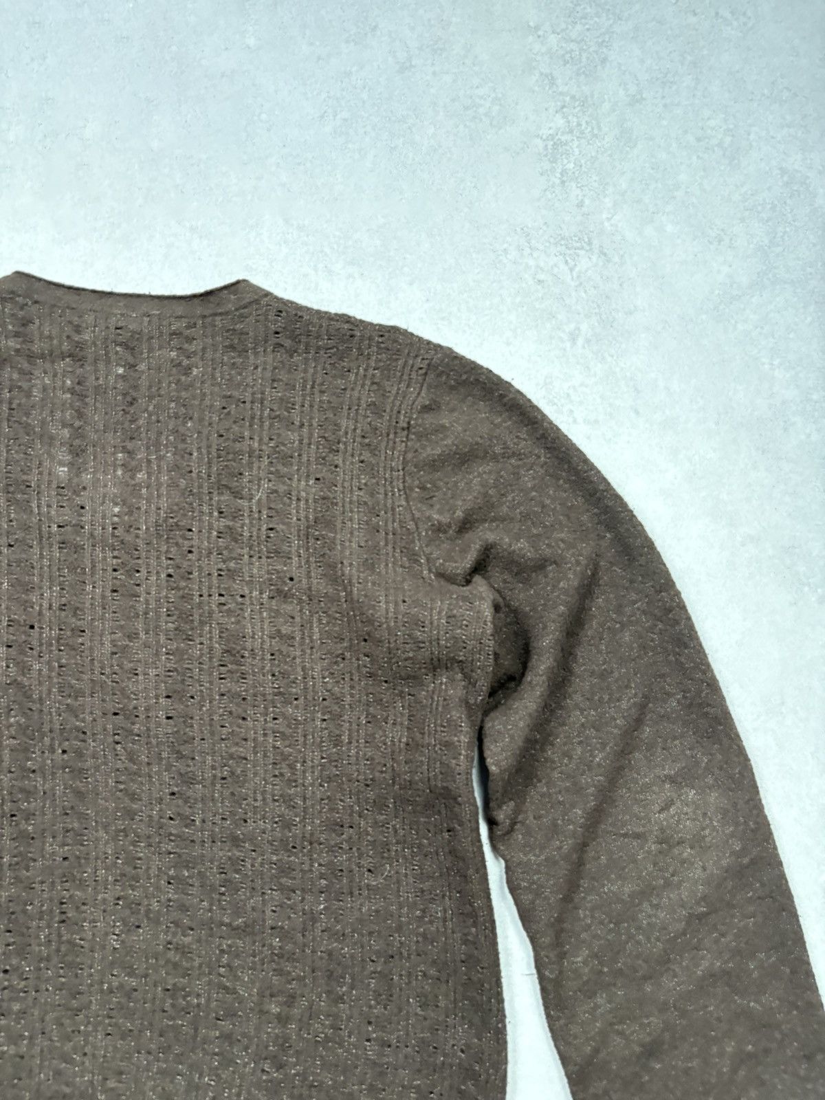 Ann Demeulemeester Ann Demeulemeester Open Knit Sheer Wool Sweater Avant Garde Size M / US 6-8 / IT 42-44 - 21 Thumbnail