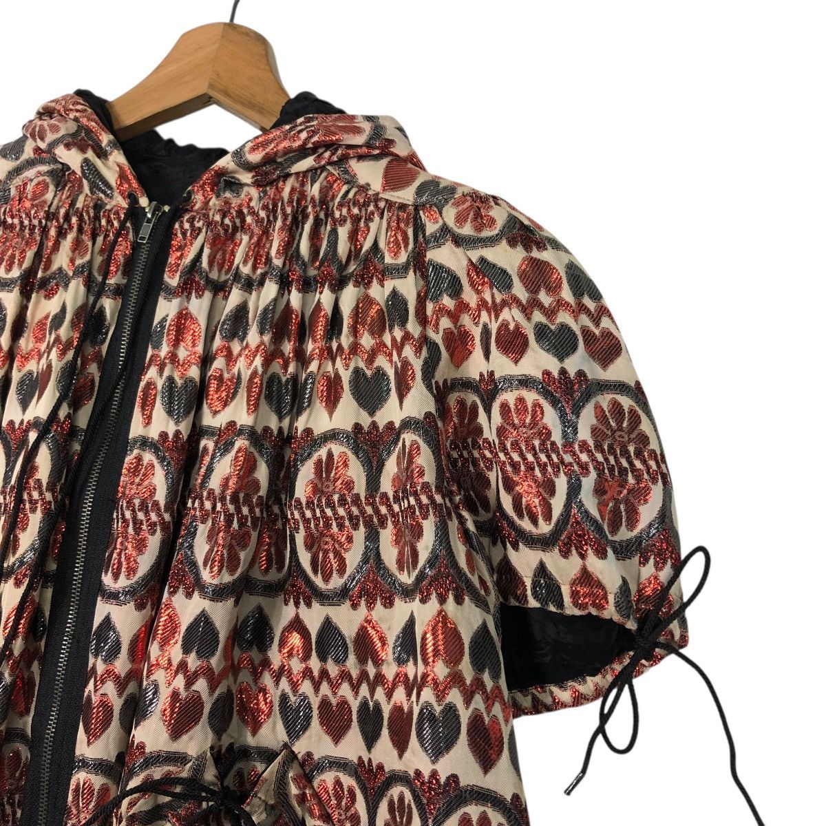 Anna Sui 🔥QUILTED TWEED JACKET DESIGN HOODIE ANNA SUI Size M / US 6-8 / IT 42-44 - 16 Thumbnail