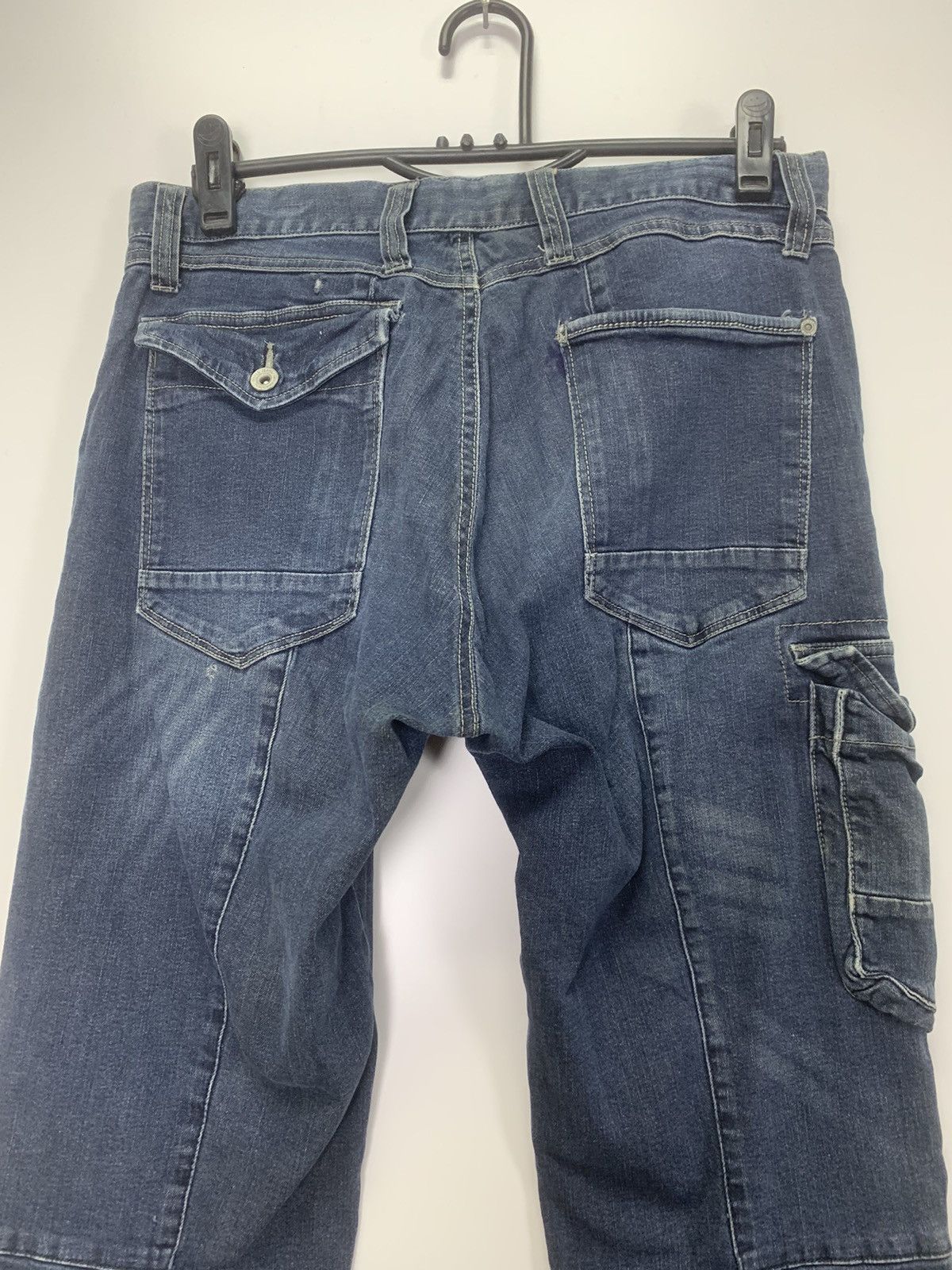 Japanese Brand × Vintage Vintage Cargo denim pant Size US 30 / EU 46 - 10 Thumbnail