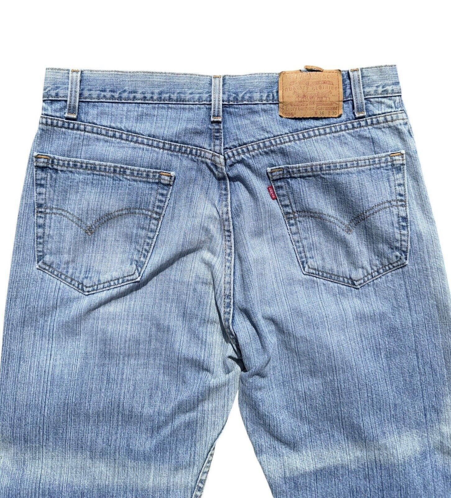 Levi's Vintage Levis 505 1980s Light Wash USA Faded Jeans 36x30 Size US 36 / EU 52 - 6 Thumbnail
