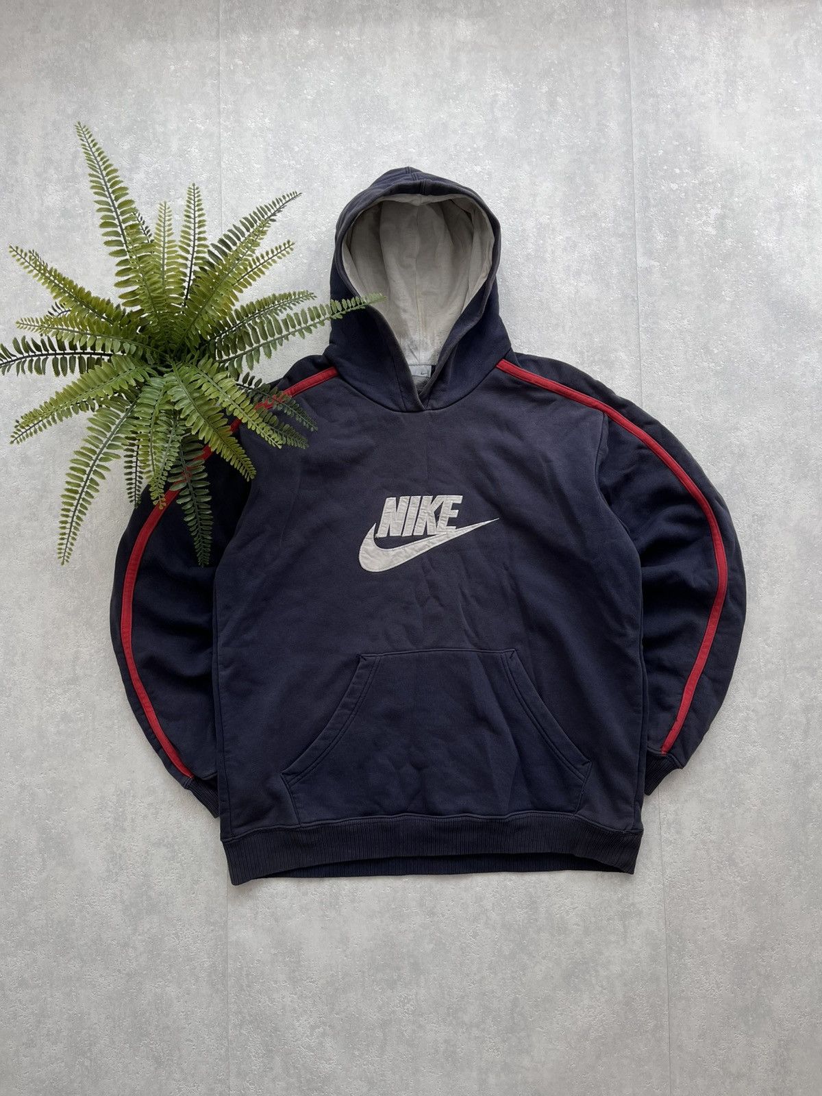 Nike 90’s NIKE BIG LOGO RETRO SPELLOUT SWOOSH Y2K RARE HOODIE Size US M / EU 48-50 / 2 - 1 Thumbnail