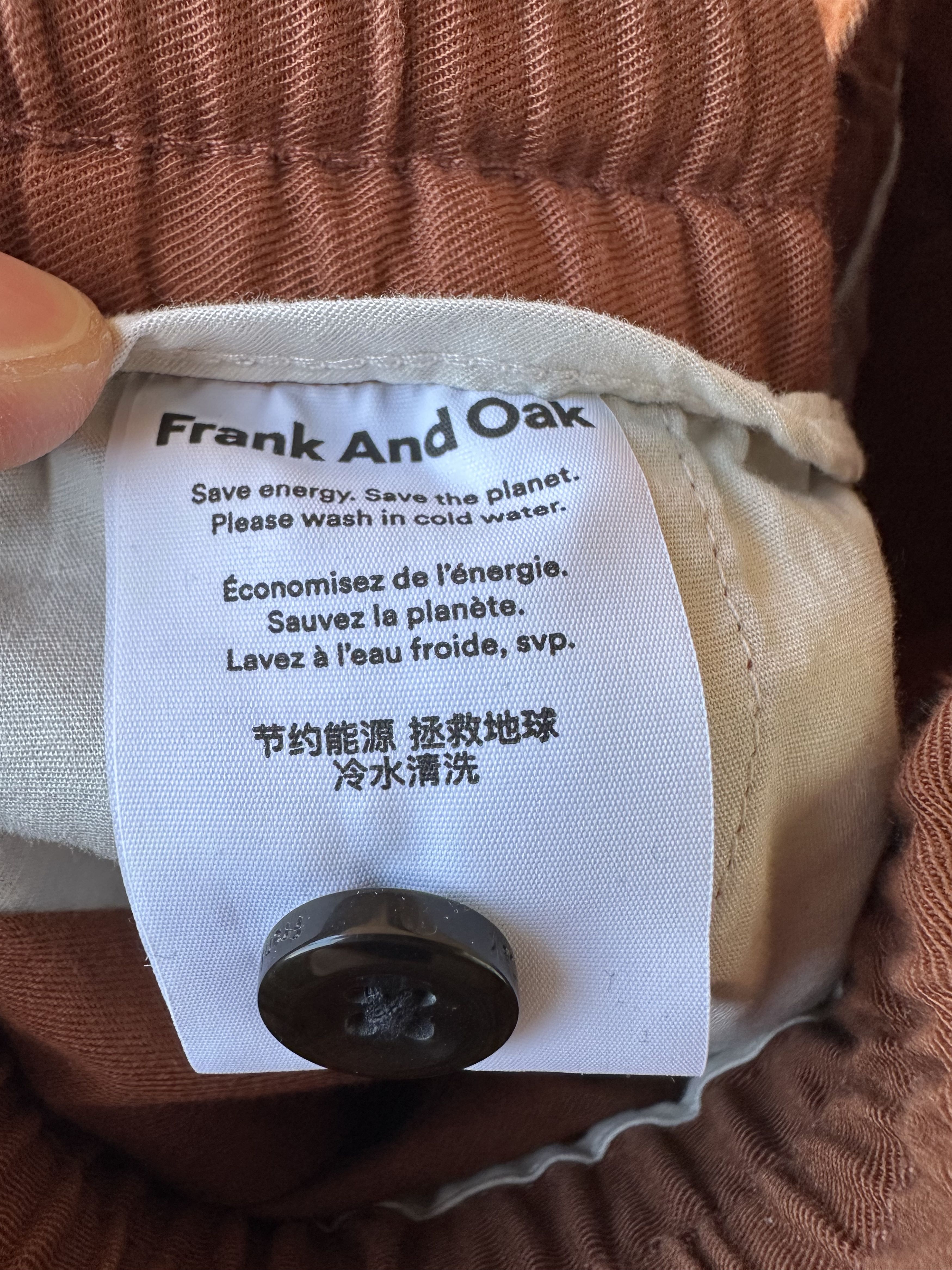 Frank & Oak Cotton Linen Shorts Size US 30 / EU 46 - 6 Thumbnail