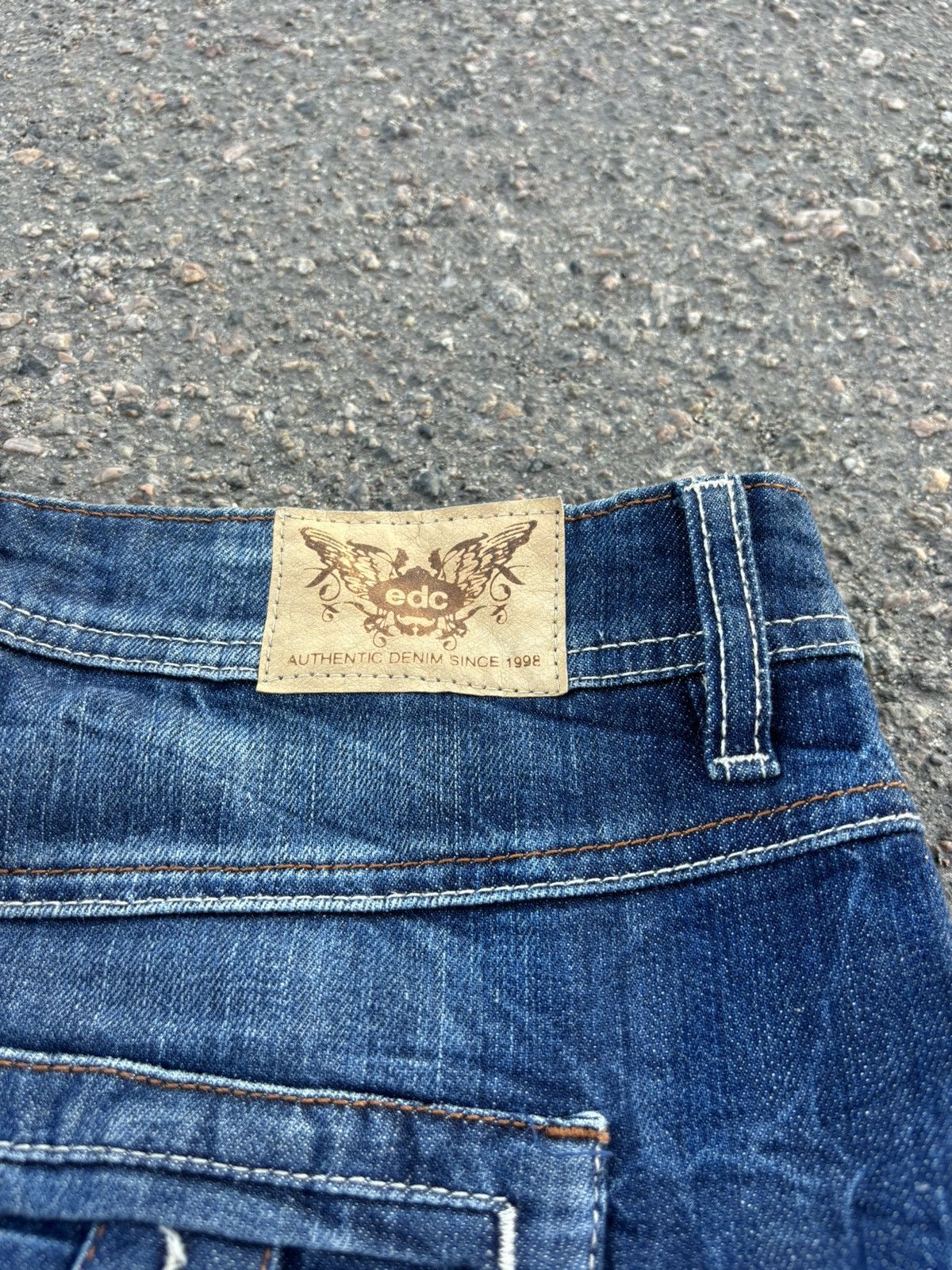 Japanese Brand × Vintage Vintage Y2k Denim cargo mini skirt Size 25" / US 0 / IT 36 - 11 Thumbnail