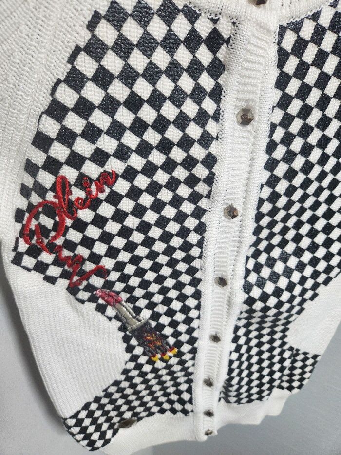 Philipp Plein philipp plein rhinestone embellished cardigan Size S / US 4 / IT 40 - 3 Thumbnail