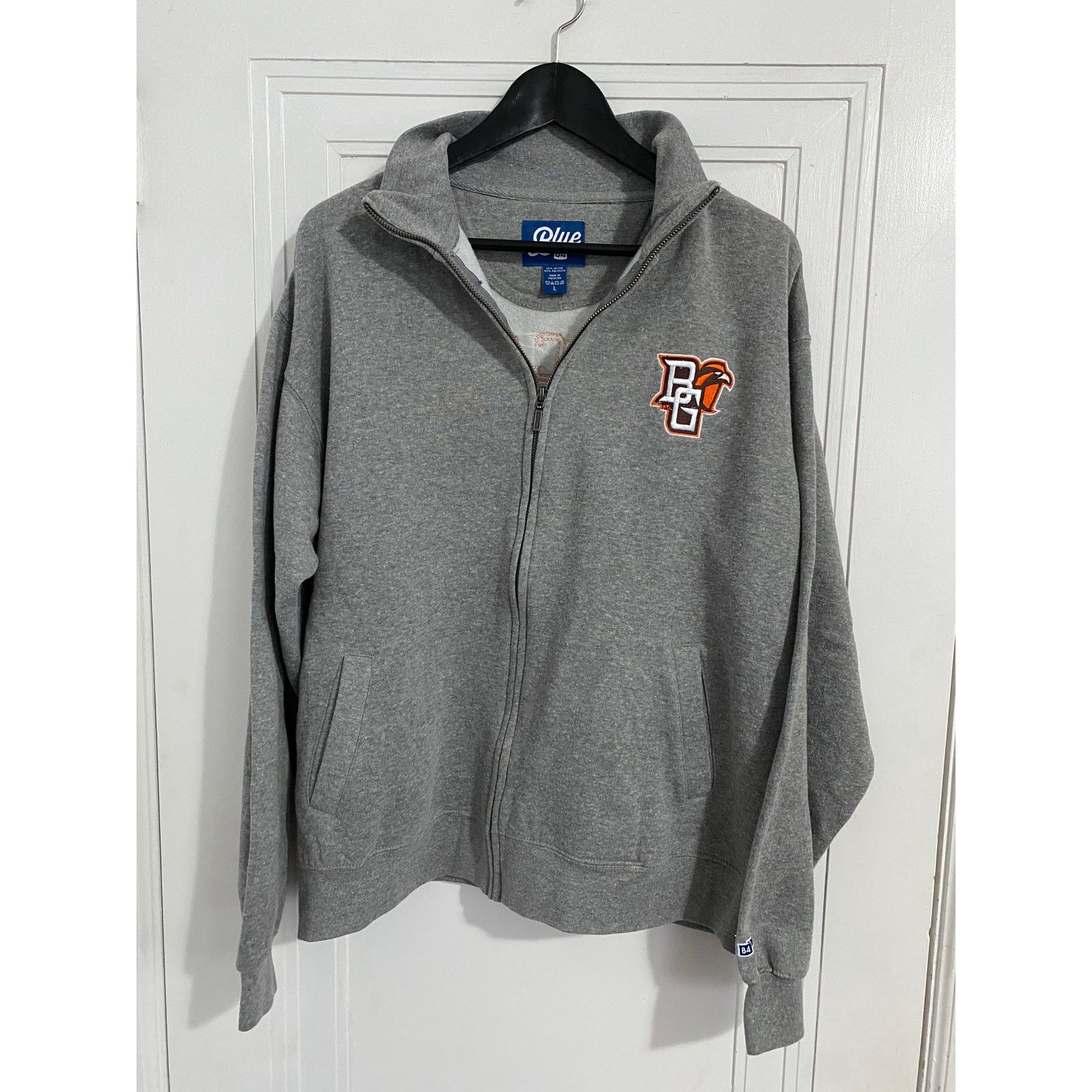 NCAA NWOT Bowling Green Falcons Full-Zip Sweatshirt Men's Size L Size US L / EU 52-54 / 3 - 1 Thumbnail