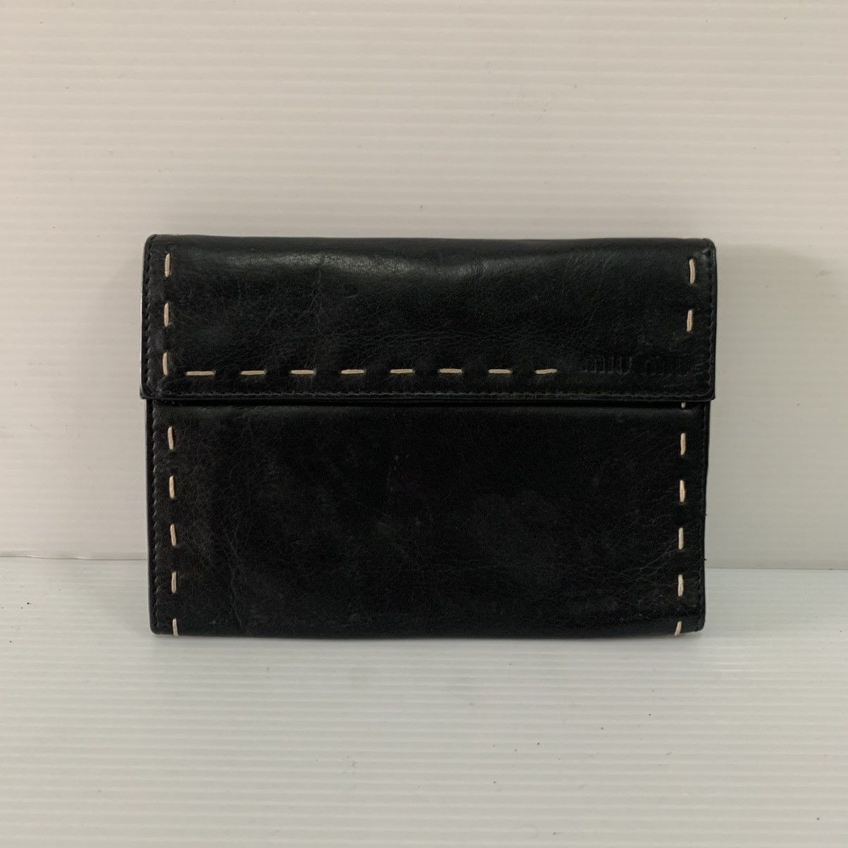 Miu Miu Miu Miu Leather Black Wallet Size ONE SIZE - 1 Thumbnail