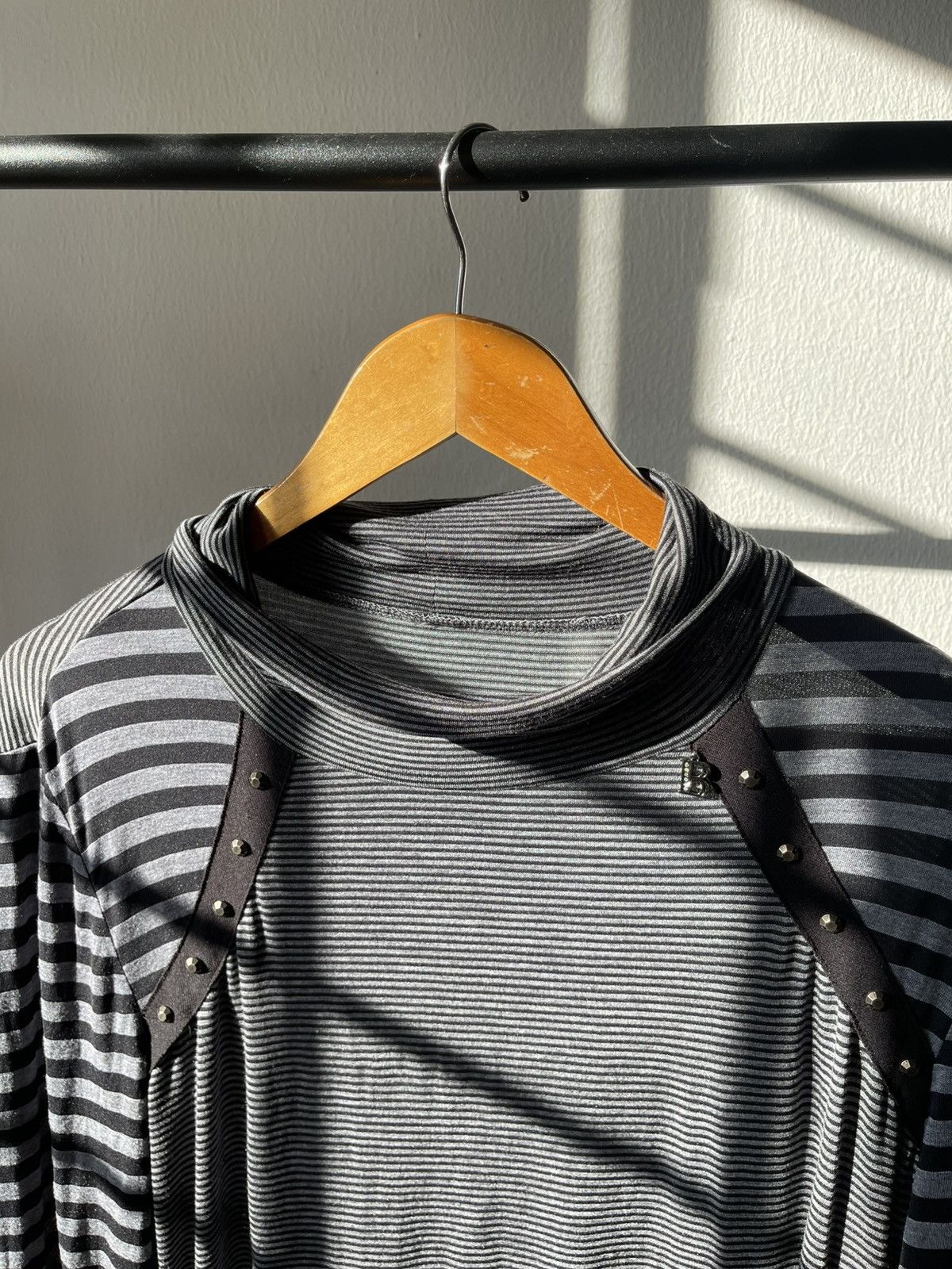 Balmain Balmain Paris Stripe B Pendant with Stud Long Sleeve #99 Size US M / EU 48-50 / 2 - 3 Thumbnail