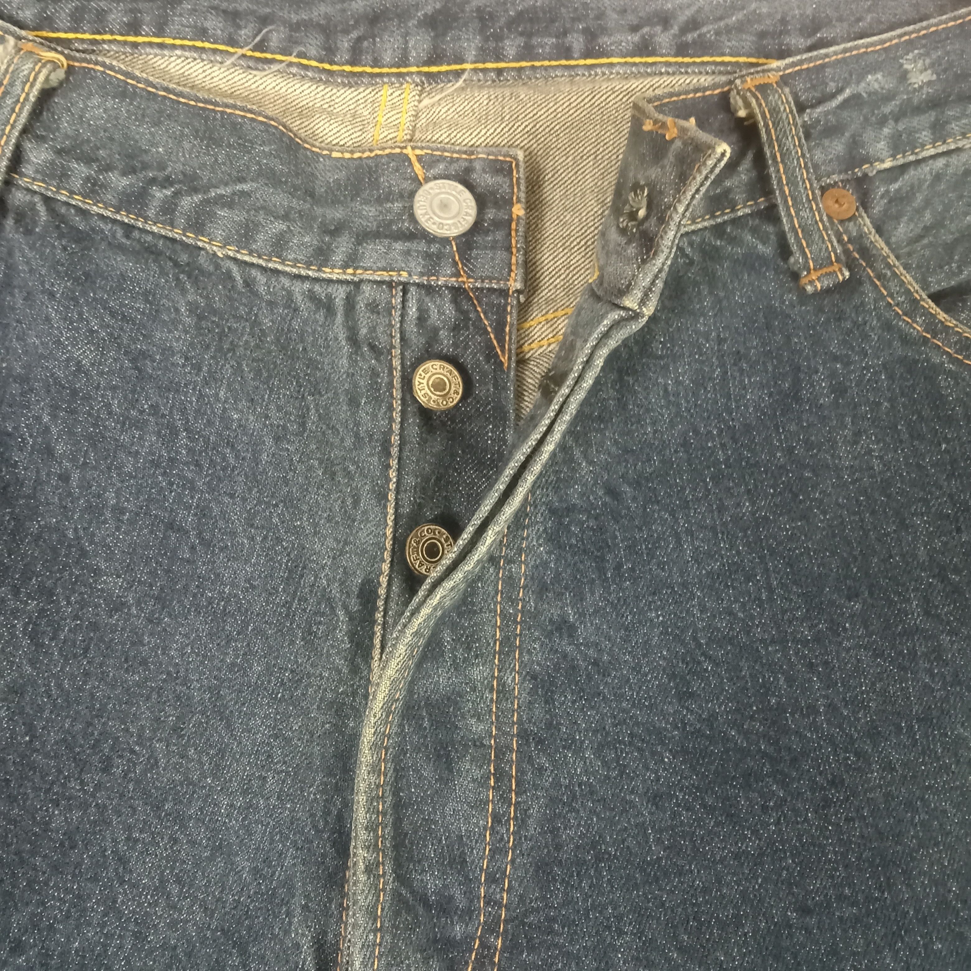 Evisu × Japanese Brand × Vintage Evis Streetwear Skater Custom Daicock Style Jeans Size US 35 - 12 Thumbnail