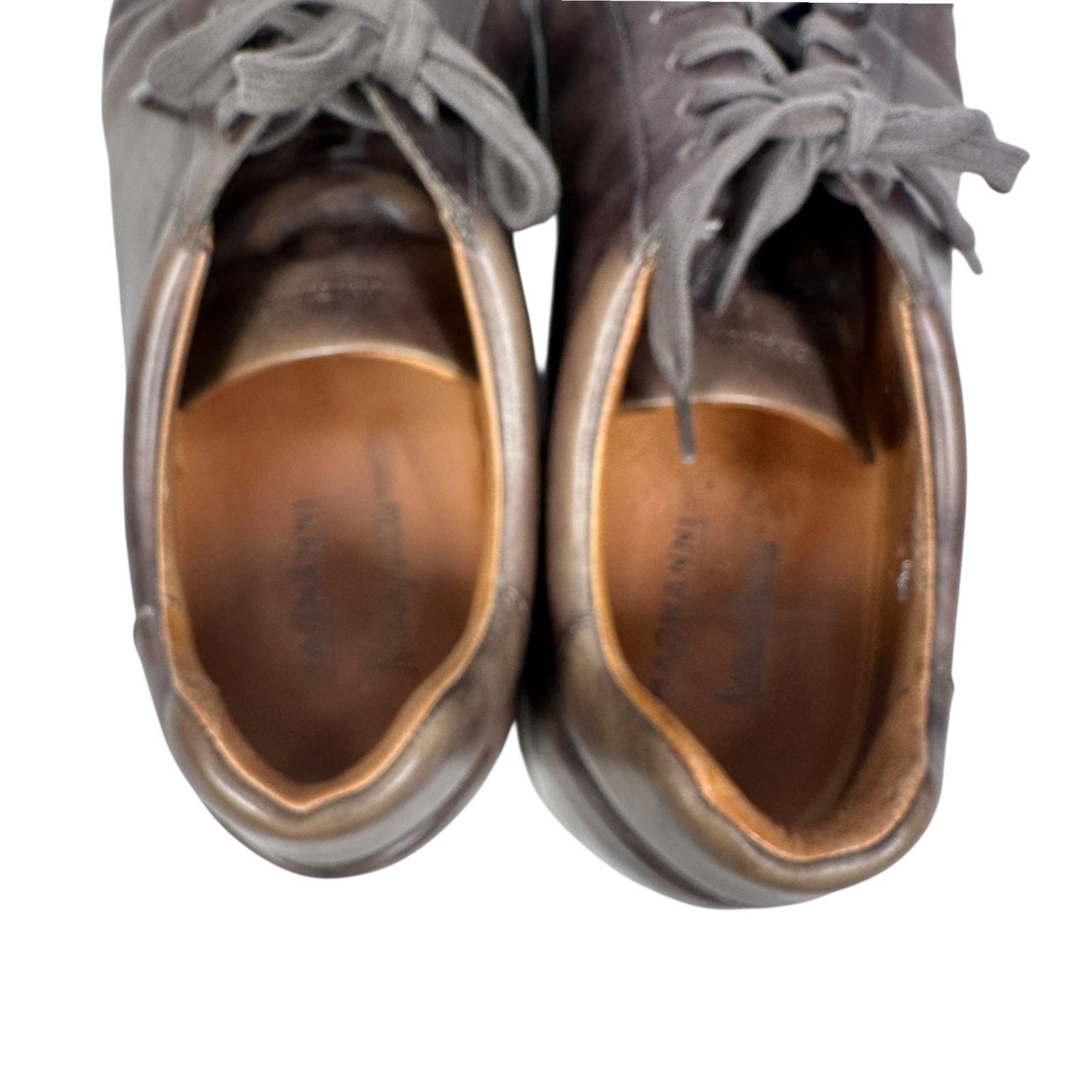 Other Magnanni For Neiman Sneakers Men 12 M Brown Leather Shoes Size US 12 / EU 45 - 6 Thumbnail