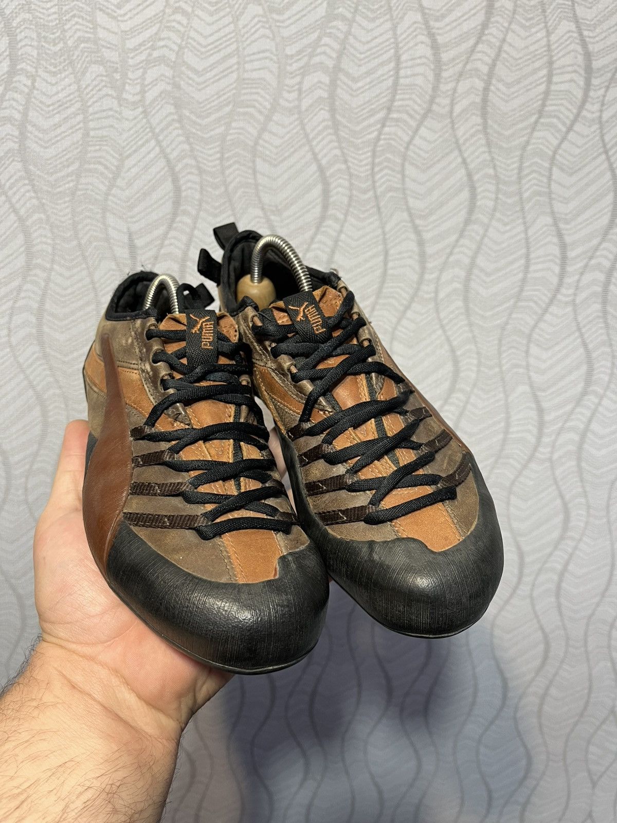 Puma Puma Climb Low Speed Cat Vintage Brown Leather Shoes US6 Size US 6 / EU 39 - 10 Thumbnail