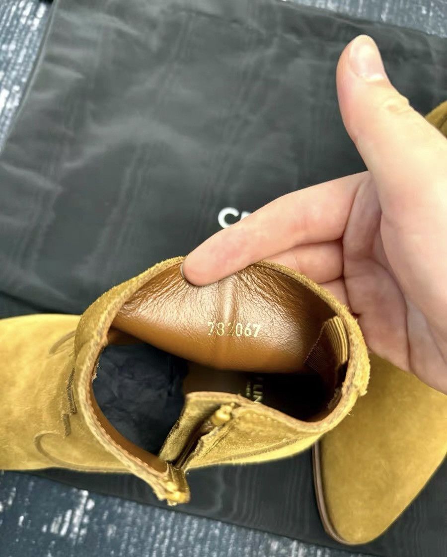 Celine Celine runway style brown suede pointed-toe Chelsea boots Size US 6 / EU 39 - 6 Thumbnail