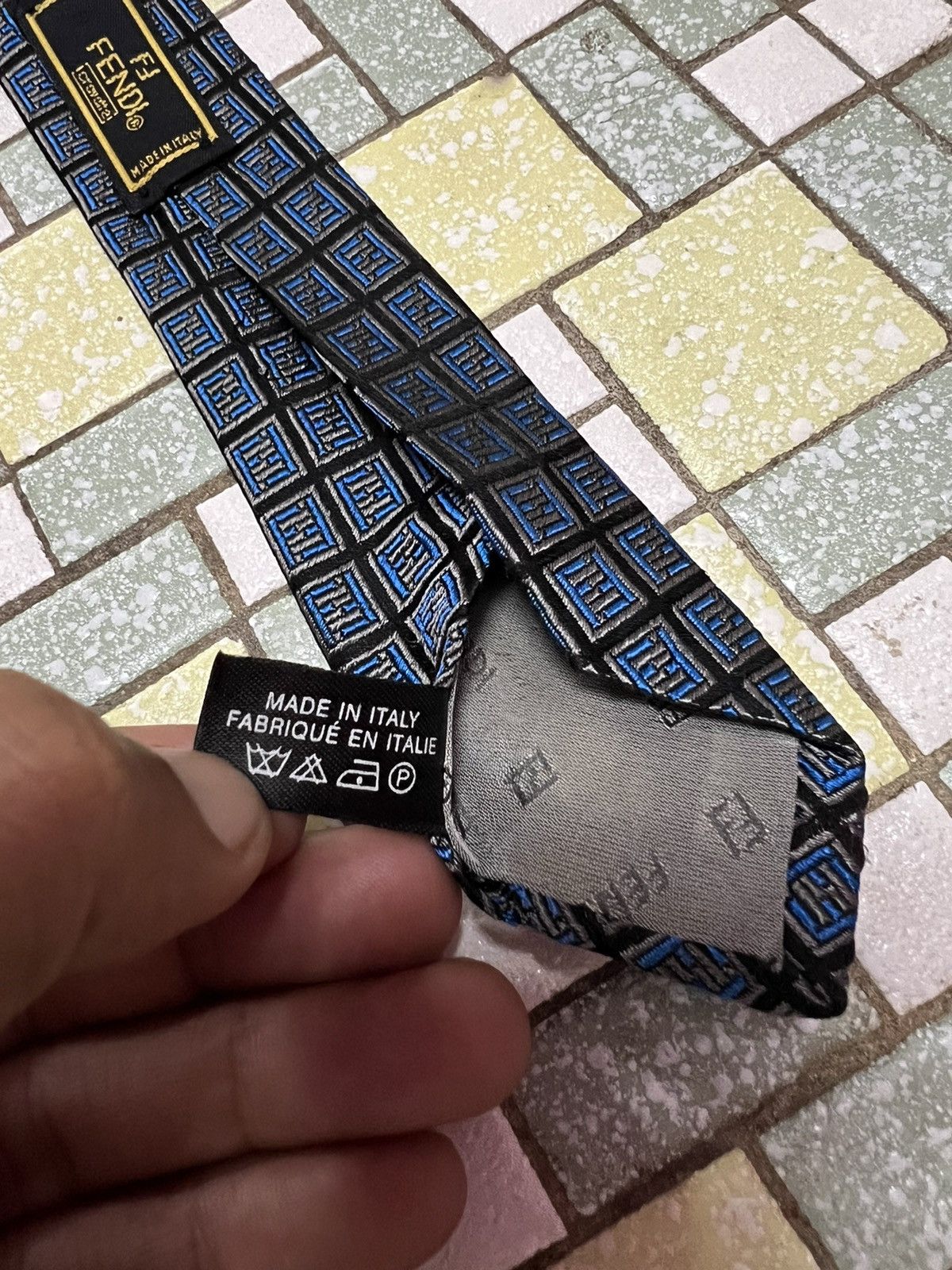Designer × Fendi 💎FENDI MONOGRAM TIES Size ONE SIZE - 7 Thumbnail
