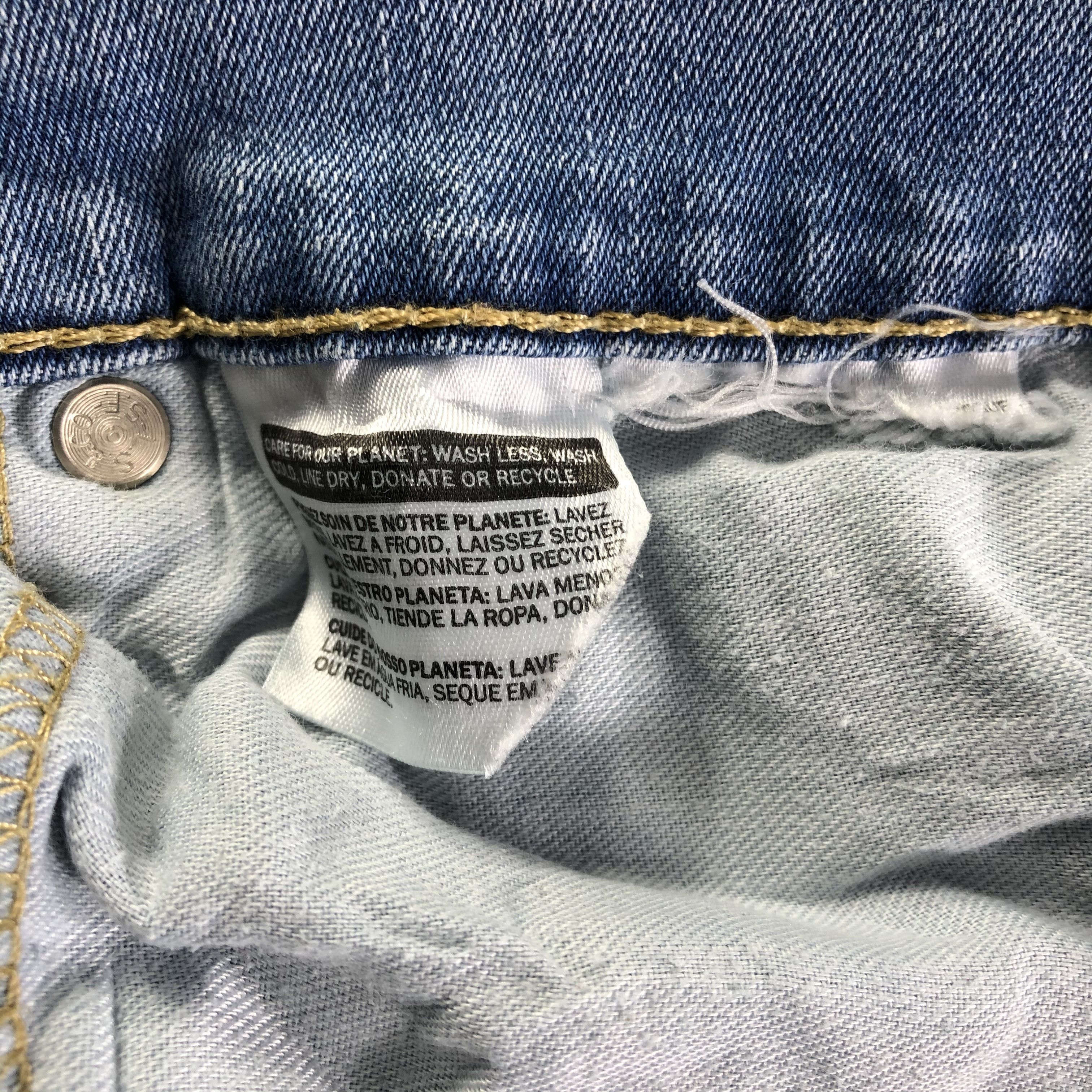 Levi's Vintage Blue Wash Levis 505 Jeans-J4510 Size US 35 - 9 Thumbnail