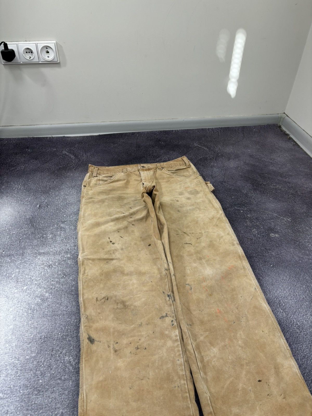Dickies Vintage Dickies Faded Mustard Y2K Work Hype Pants Jeans Size US 32 / EU 48 - 9 Thumbnail