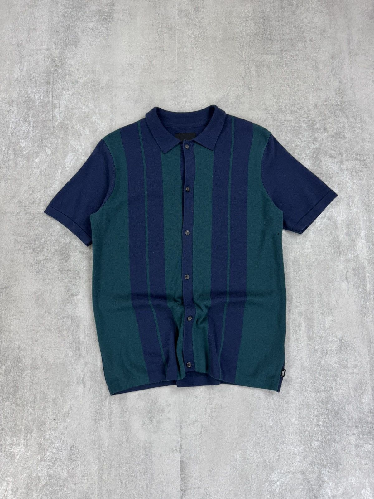 Japanese Brand × Vans VANS BUTTON UP Knit T-shirt Italian Style Mens Size M Size US M / EU 48-50 / 2 - 1 Thumbnail
