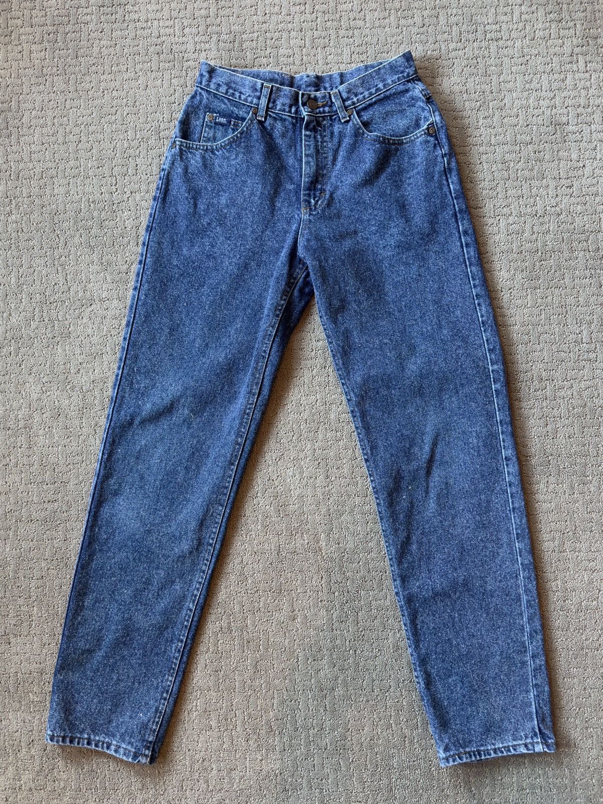 Lee × Vintage Dark Wash Straight Leg Jeans Size US 30 / EU 46 - 1 Thumbnail