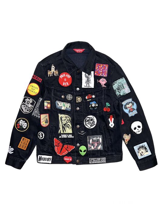 Supreme Supreme Patches Denim Trucker Jacket | Grailed