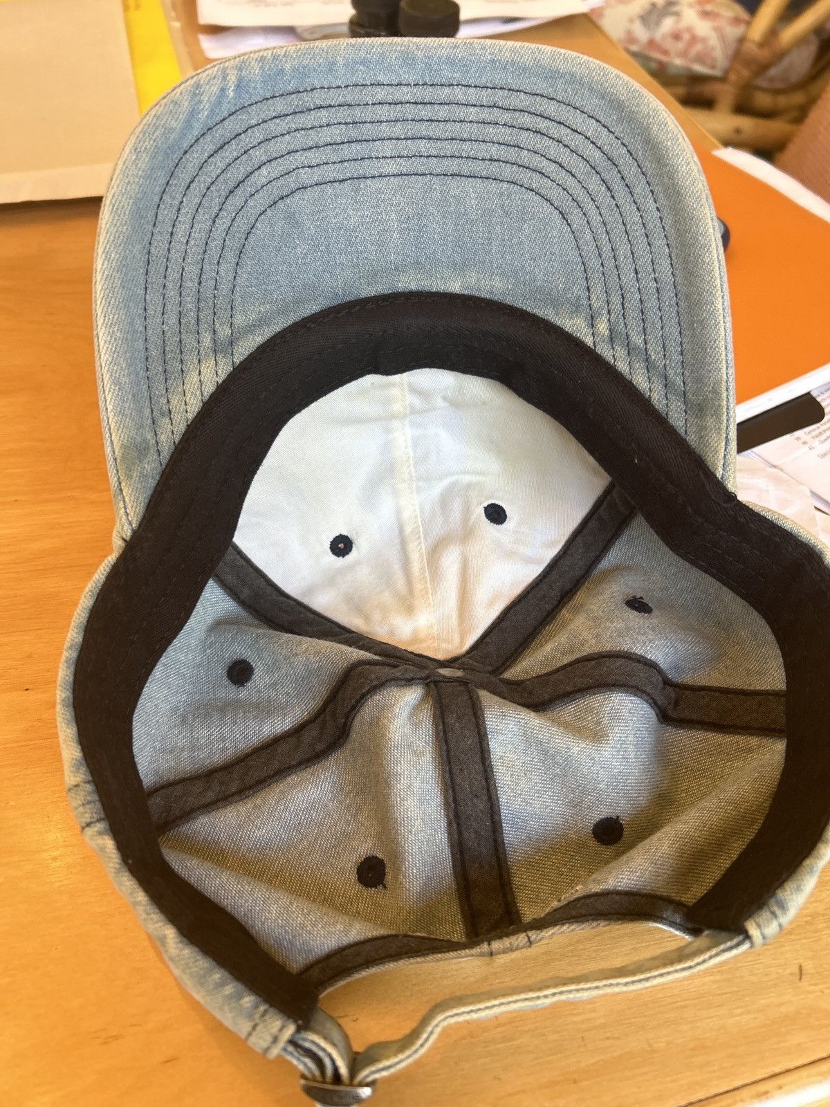 Supreme Supreme Denim 6-Panel World Famous Size ONE SIZE - 7 Thumbnail