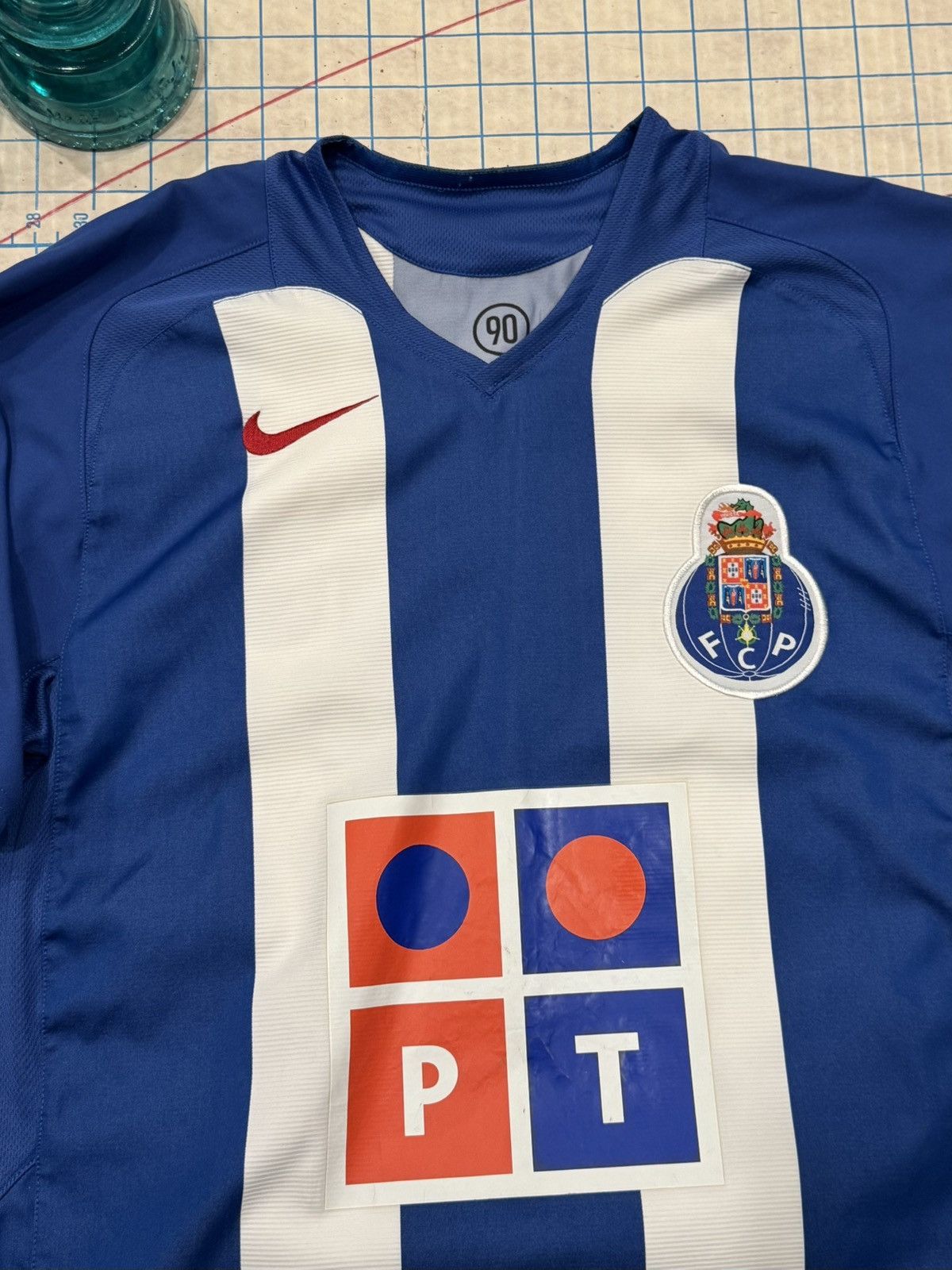 Nike Nike Porto FC Jersey Blue and White 2005 Mens Size Small Size US S / EU 44-46 / 1 - 5 Thumbnail