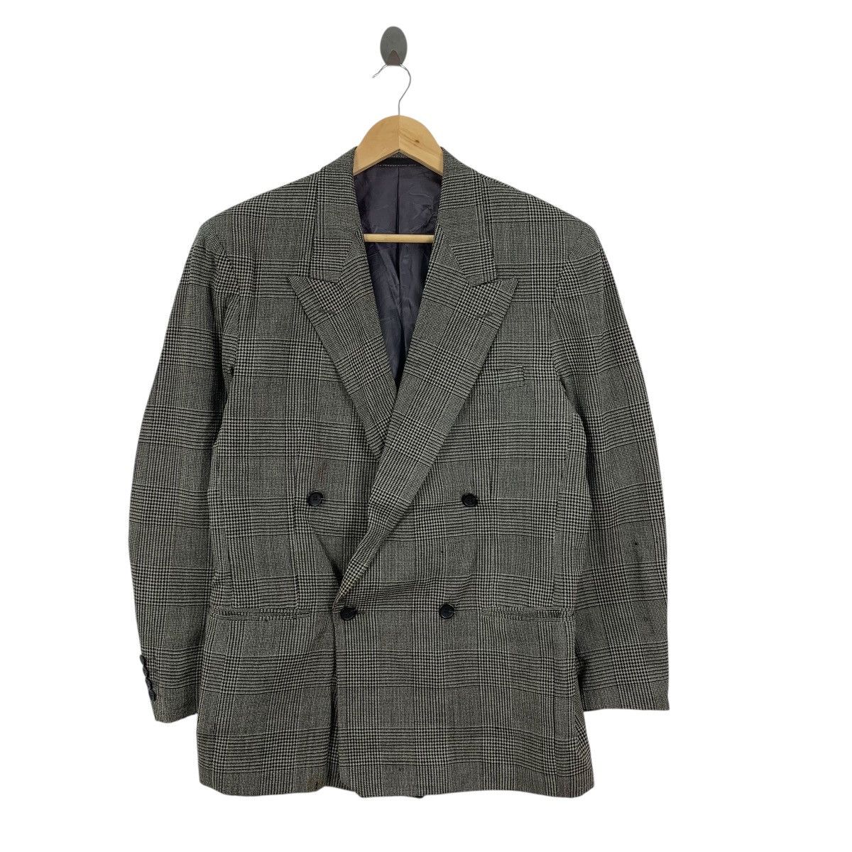 PPFM Vintage PPFM Peyton Place For Man Houndstooth Peacoat Blazer Size US M / EU 48-50 / 2 - 4 Thumbnail