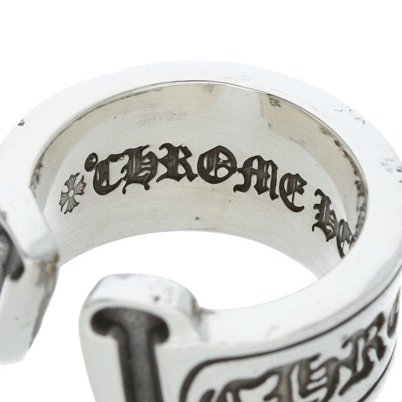 Chrome Hearts Chrome Hearts Large Scroll Label Silver Ring Size ONE SIZE - 3 Thumbnail
