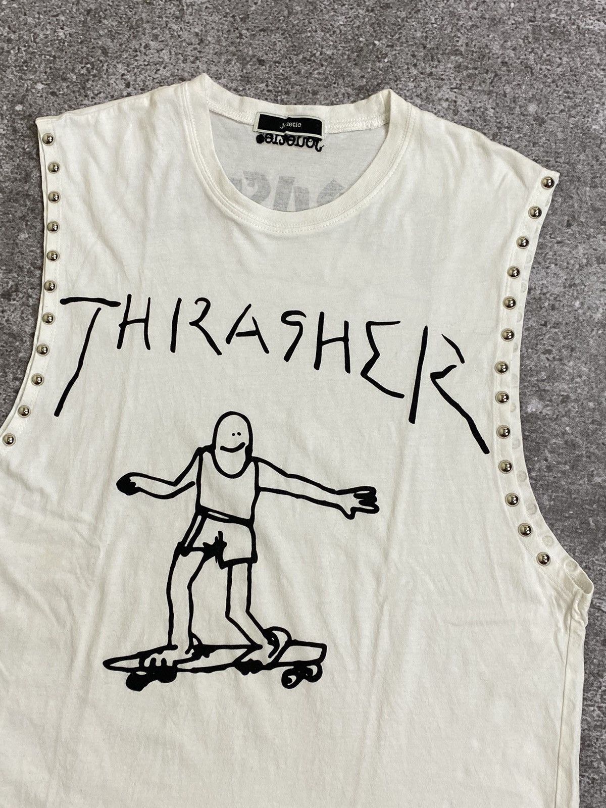 Thrasher Jouetie x Thrasher mark gonzales studded tanktop Size US M / EU 48-50 / 2 - 5 Thumbnail