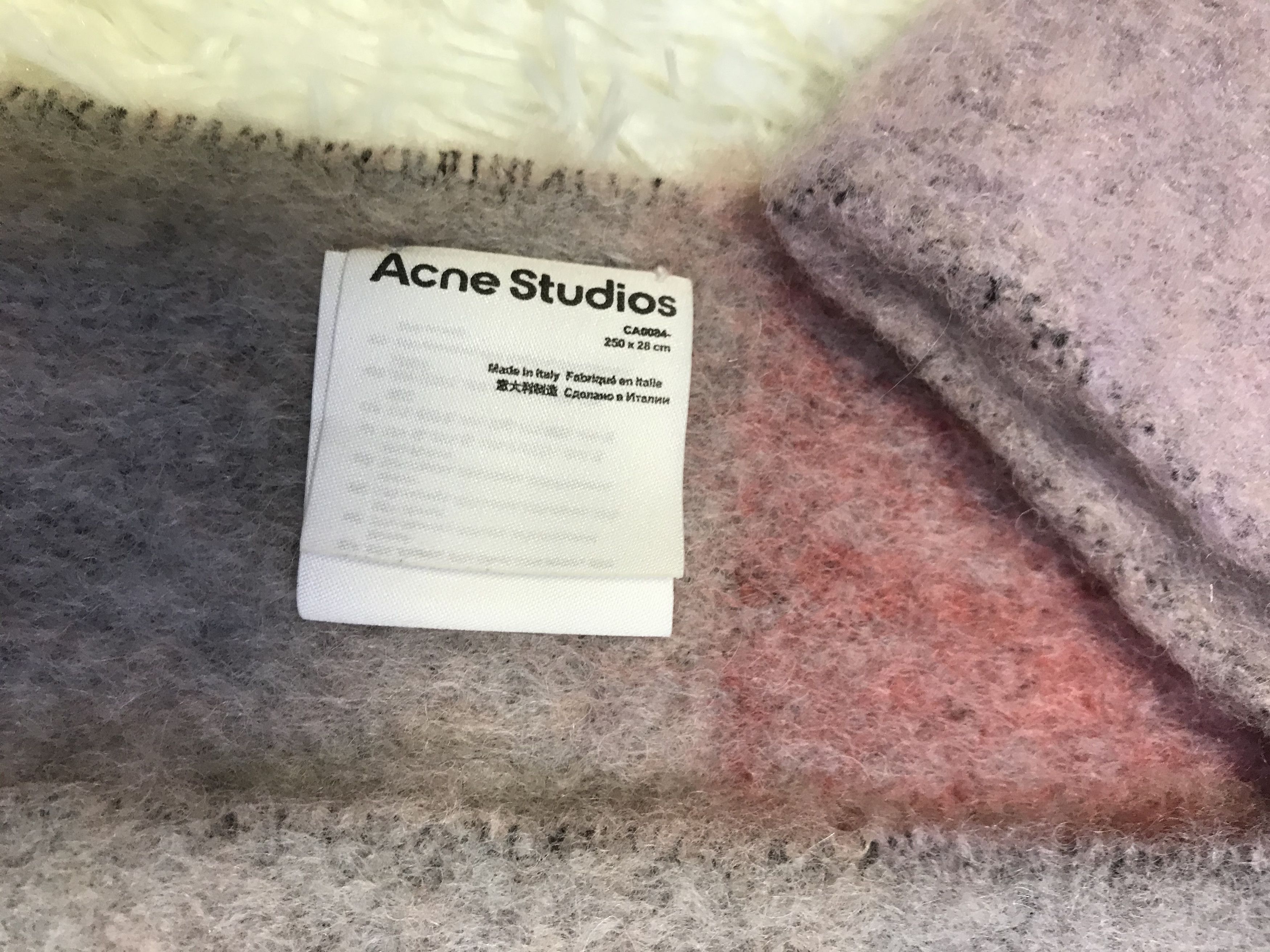 Acne Studios 💥💥💥Wool scarf Acne Studios Multicolour Size ONE SIZE - 10 Thumbnail