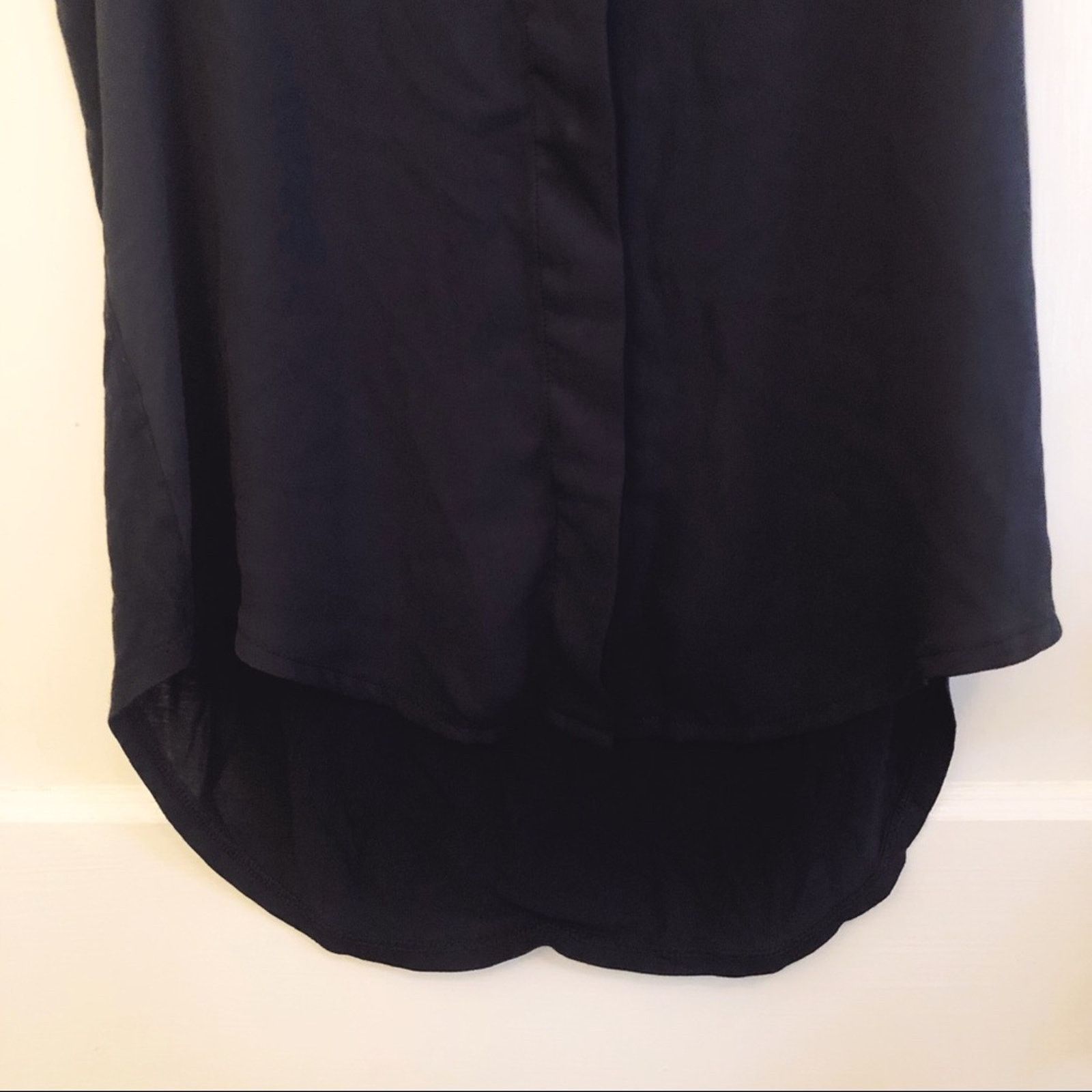 Loft LOFT Navy Mixed Media Sleeveless Top Size S / US 4 / IT 40 - 7 Thumbnail