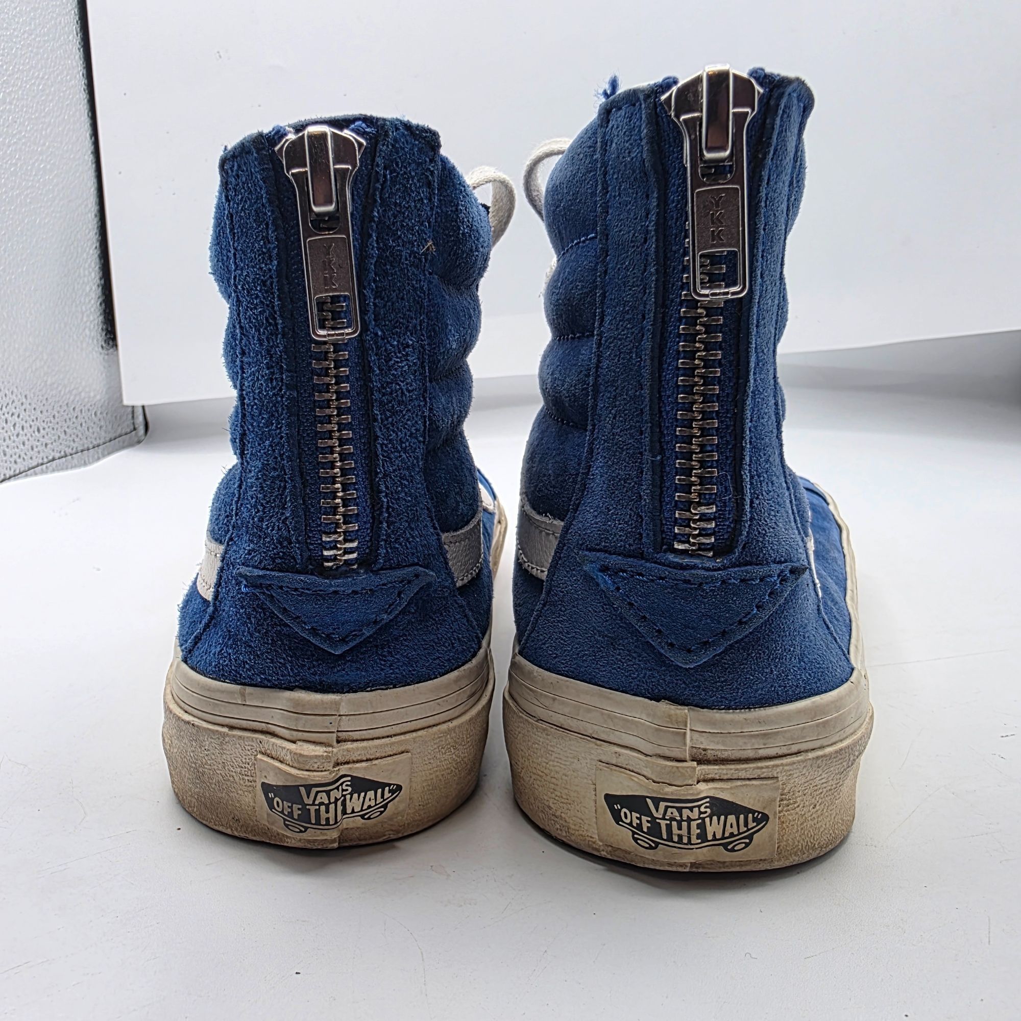 Vans Vans Sk8-Hi Mens 5.5 Blue White Hi Top Skateboarding Shoes S Size US 5.5 / EU 38 - 5 Thumbnail