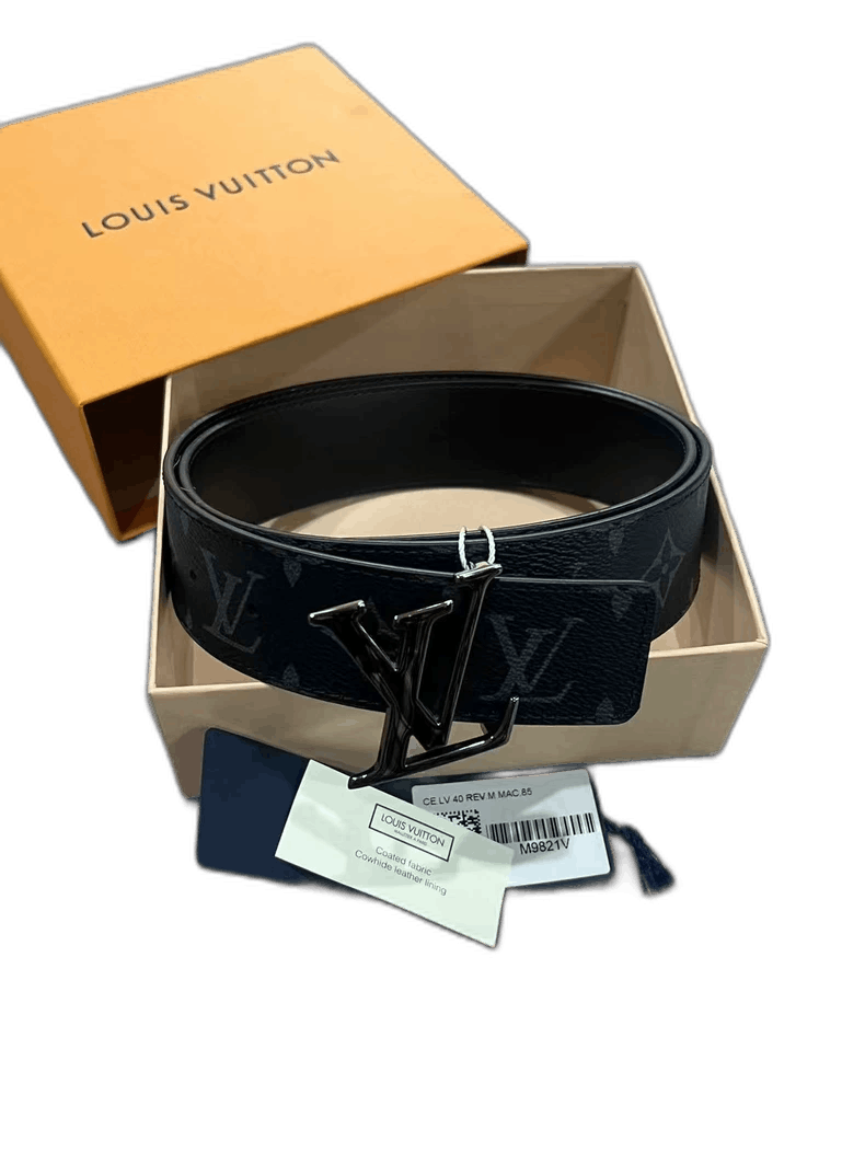 Louis Vuitton Louis Vuitton Black Leather Belt-yf Size ONE SIZE - 1 Thumbnail
