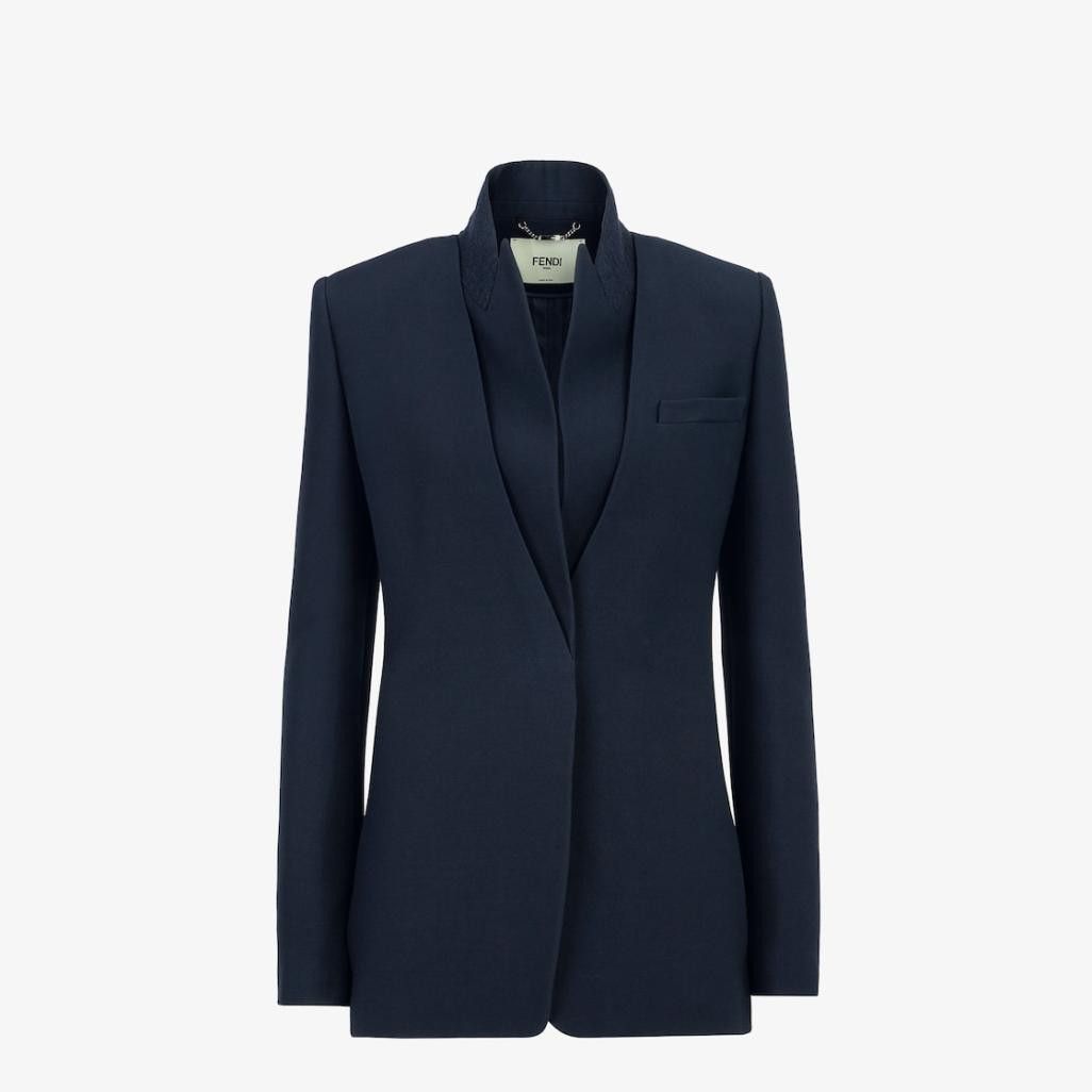 Fendi o1loc1c0824 Jacket in Blue Size XS / US 0-2 / IT 36-38 - 1 Thumbnail