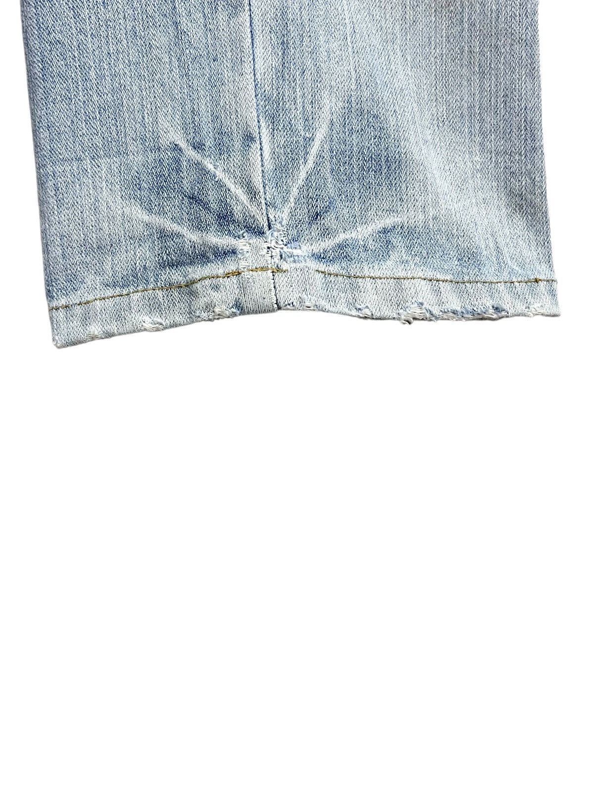 💥VISION OF JAPAN Sukajan Embroidery Light Wash Distressed
