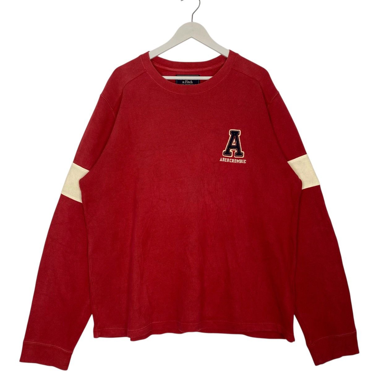 Other Vintage Abercrombie And Fitch Sweatshirt Crewneck Red Size US XL / EU 56 / 4 - 1 Thumbnail