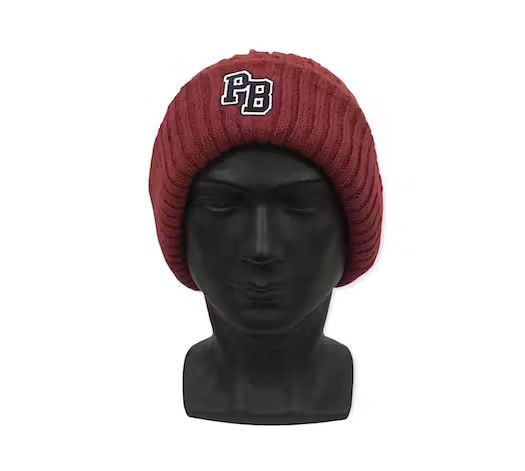 image of Plain Knit Beanie Hat, Men's