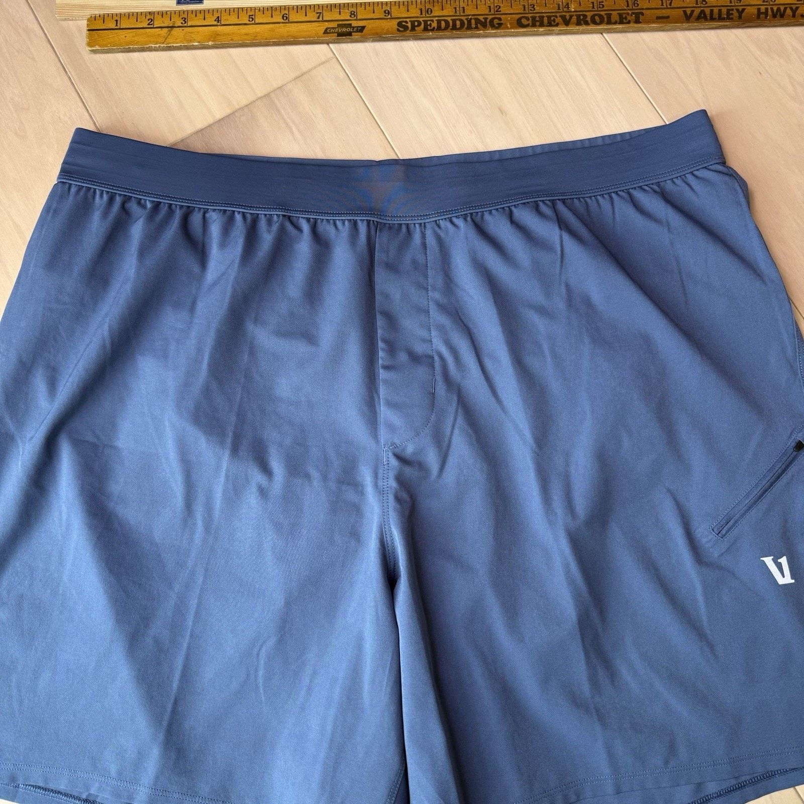 Vuori Vuori Qualify Run Shorts 2XL Blue 6" Inseam Summer Workout Size US 36 / EU 52 - 3 Thumbnail