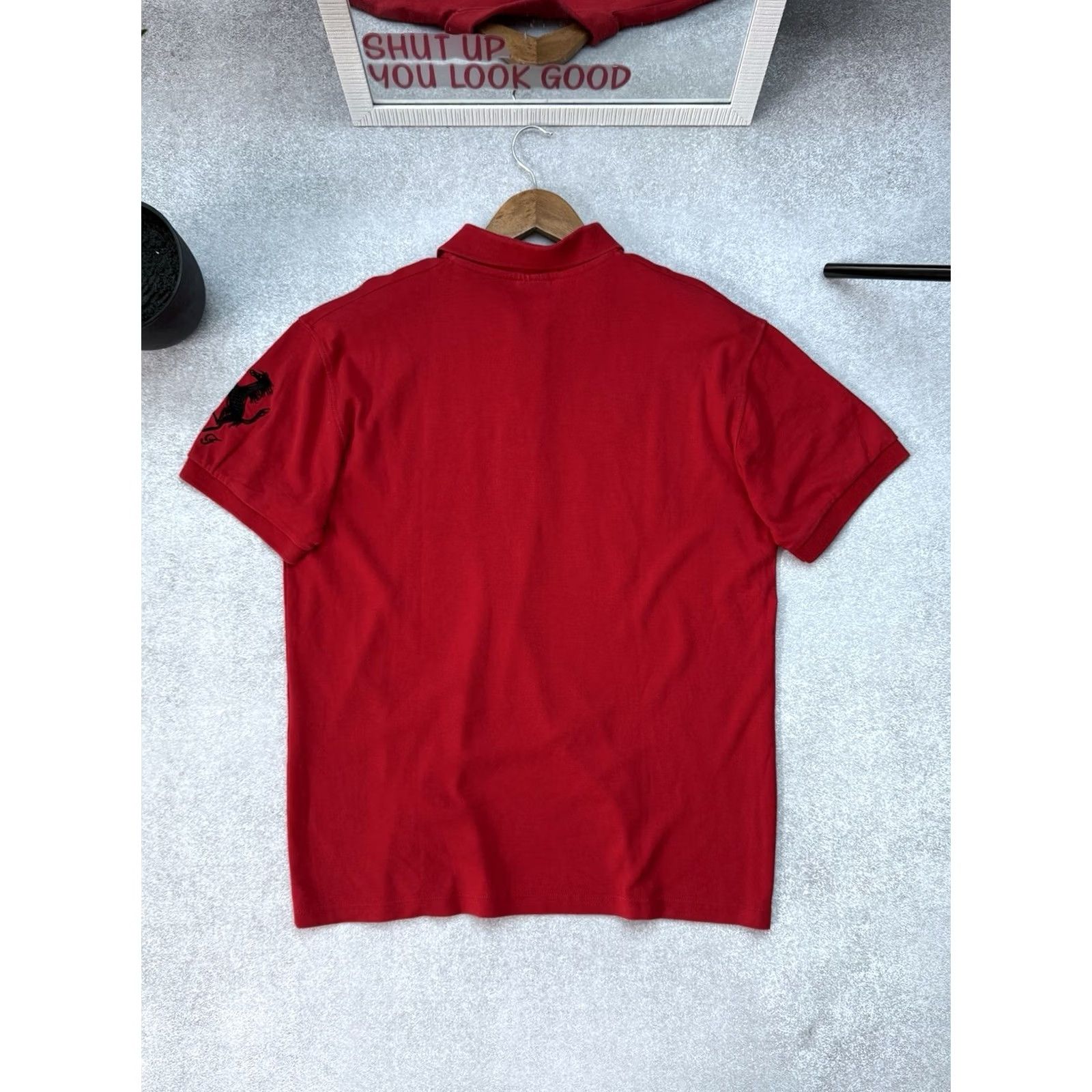 La Martina VINTAGE Ferrari La Martina Racing Polo T-Shirt Red XL Men’s Polo Short Sleeve Collared Cotton Size US XL / EU 56 / 4 - 8 Thumbnail