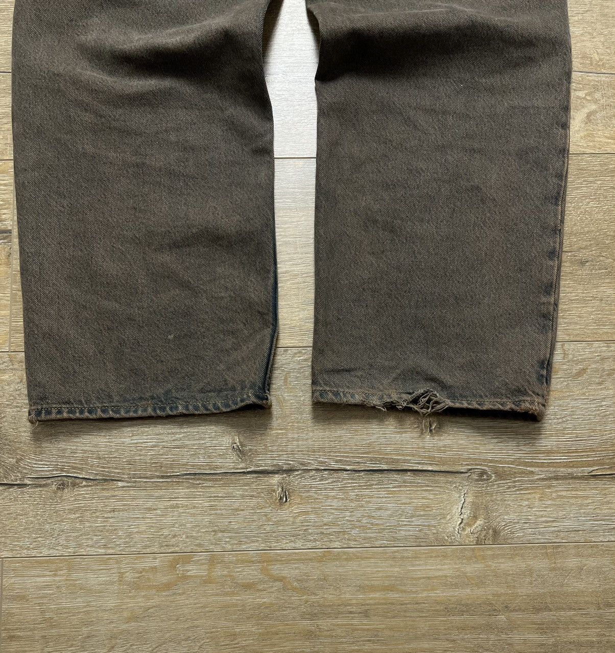 Hysteric Glamour VTG BALENCIAGA X RICK OWENS STYLE BAGGY FADED JEANS 90S Size US 30 / EU 46 - 11 Thumbnail