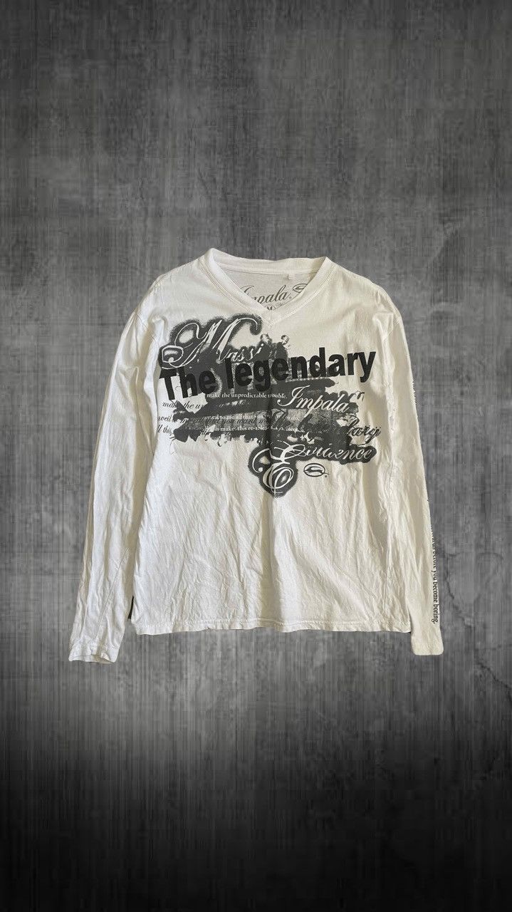 トップス archive message print long sleeve Hudson Long Sleeve – Hello Lisa Jones