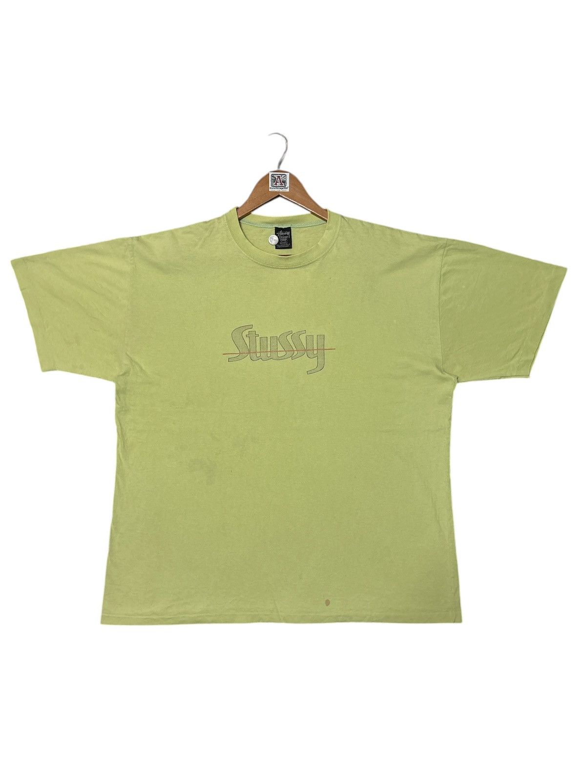 Stussy 💸BINDING OFFER💸VINTAGE 90S STUSSY SPELLOUT TSHIRT TEE💥 Size US XL / EU 56 / 4 - 1 Thumbnail