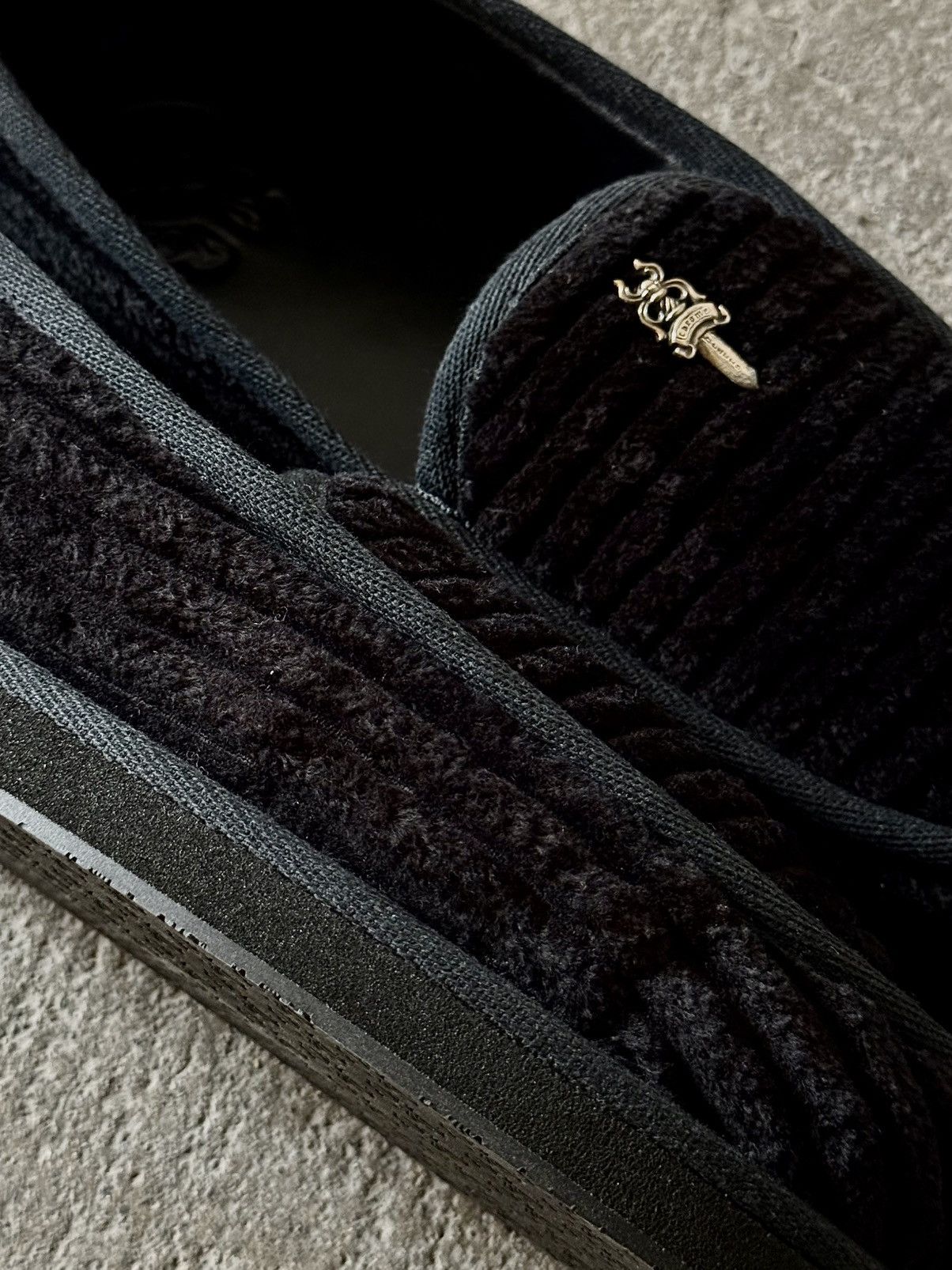 Chrome Hearts Chrome Hearts - Dagger - Corduroy Slip on / Loafers Size US 7 / EU 40 - 10 Thumbnail
