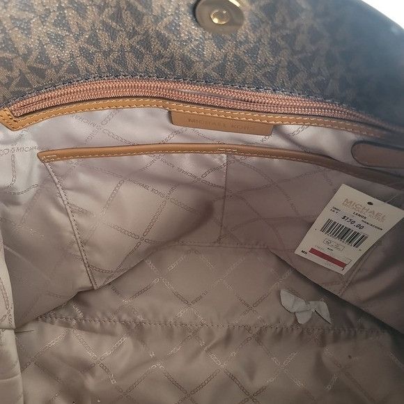 Michael Kors Like New Michael Kors Lenox Brown Tote Bag Size ONE SIZE - 4 Thumbnail