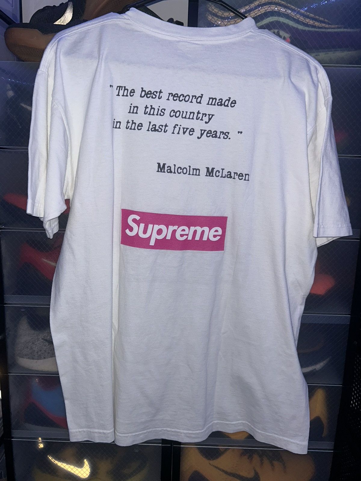 Supreme Supreme x Malcolm McLaren "Duck Rock" Box Logo Tee Size US L / EU 52-54 / 3 - 4 Thumbnail