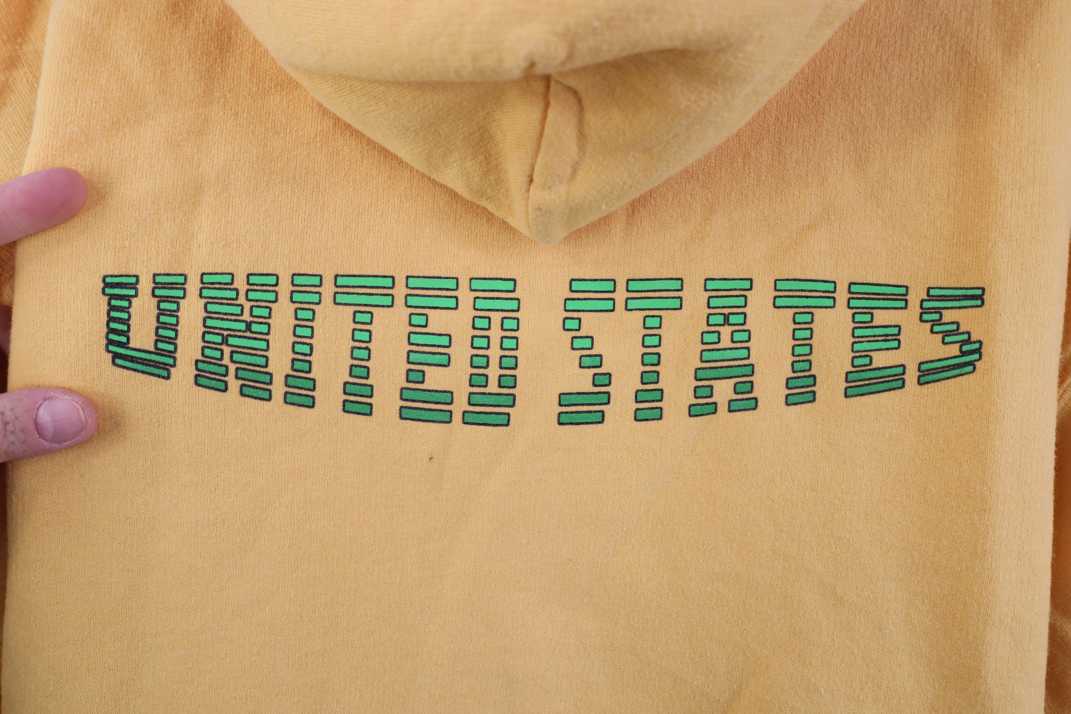 Shadow Hill Shadow Hill Spell Out United States Hoodie Sweatshirt USA Size US S / EU 44-46 / 1 - 12 Thumbnail