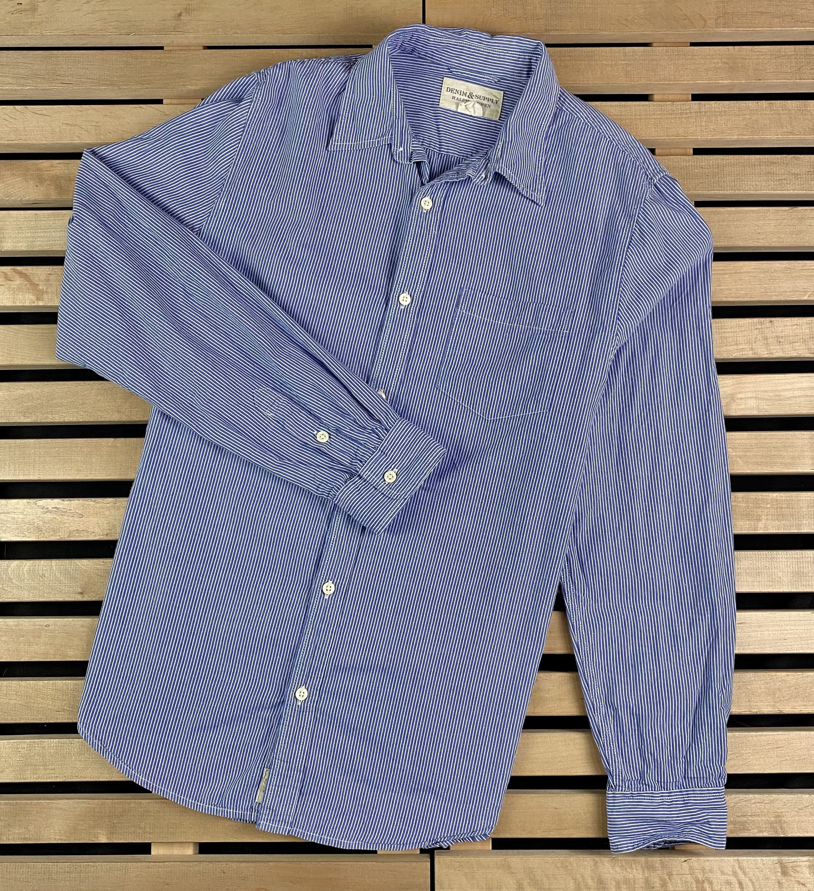 Denim & Supply Ralph Lauren × Ralph Lauren × Vintage Men’s Shirt Denim And Supply Ralph Lauren Vintage Size L Size US L / EU 52-54 / 3 - 1 Thumbnail