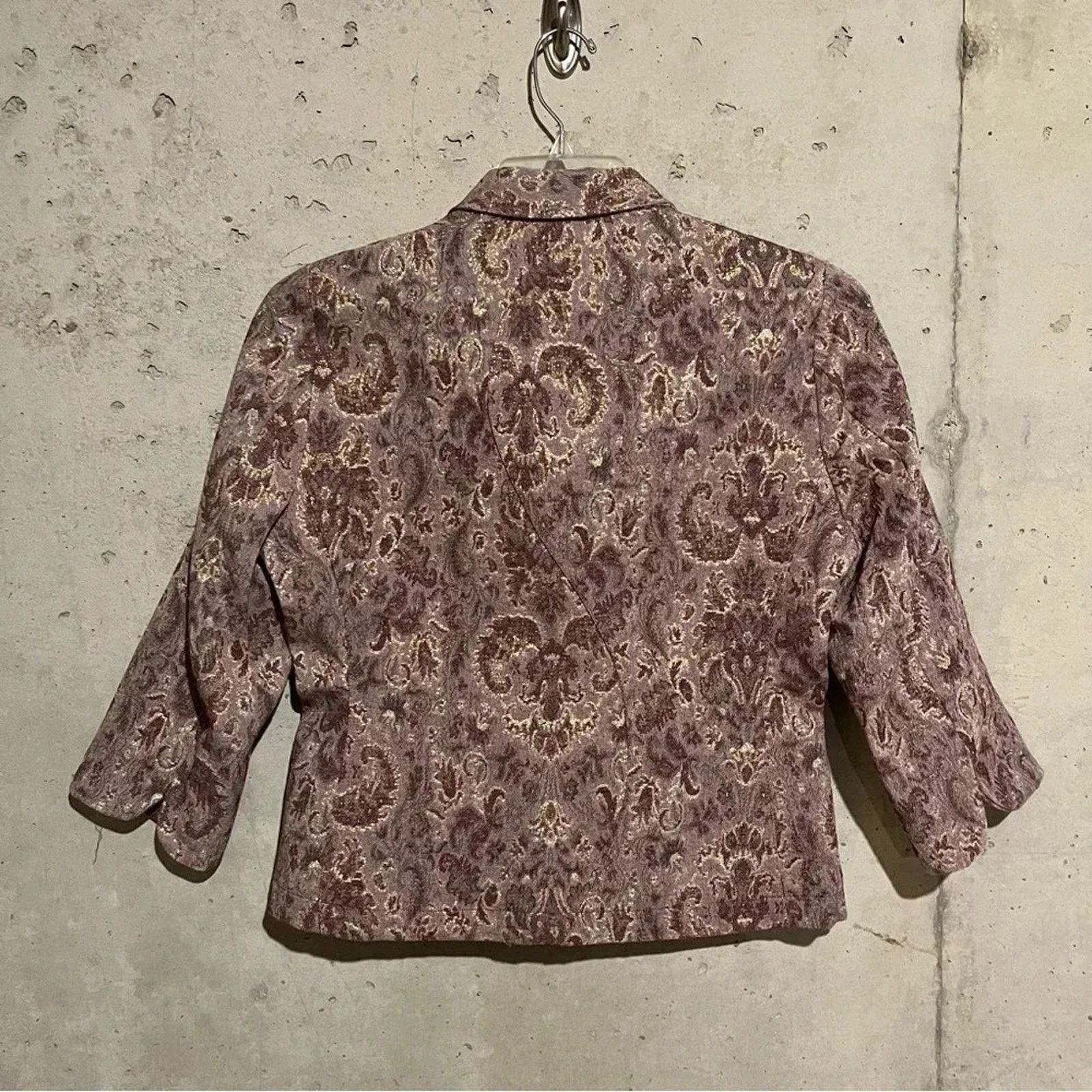 EDUN Edun Floral Print Three Button Blazer 3/4 Sleeves Sz M Size M / US 6-8 / IT 42-44 - 9 Thumbnail