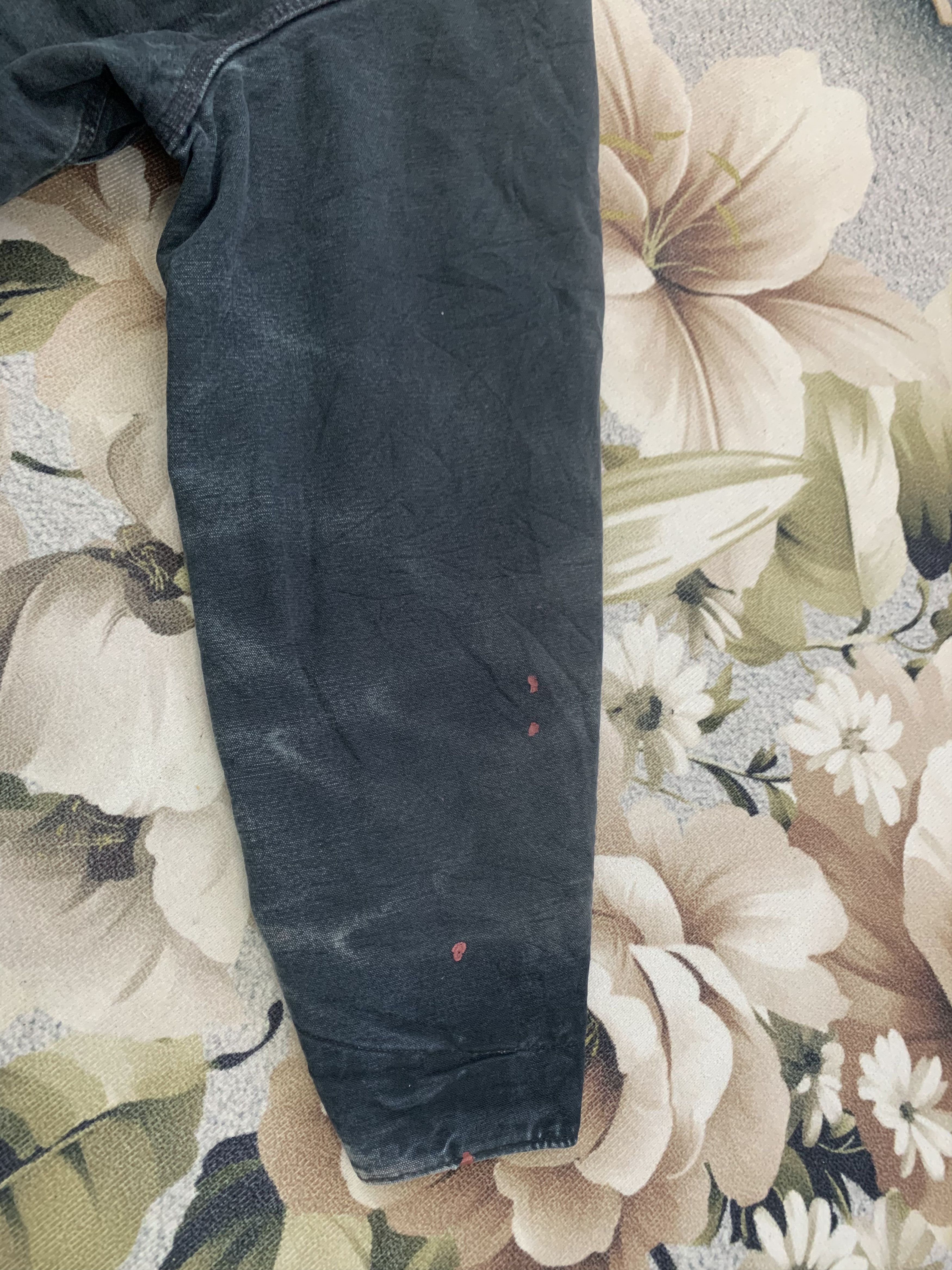 Carhartt Vtg Carhartt Detroit J01 BLK Lined Blanket Inner Jacket Size US L / EU 52-54 / 3 - 9 Thumbnail