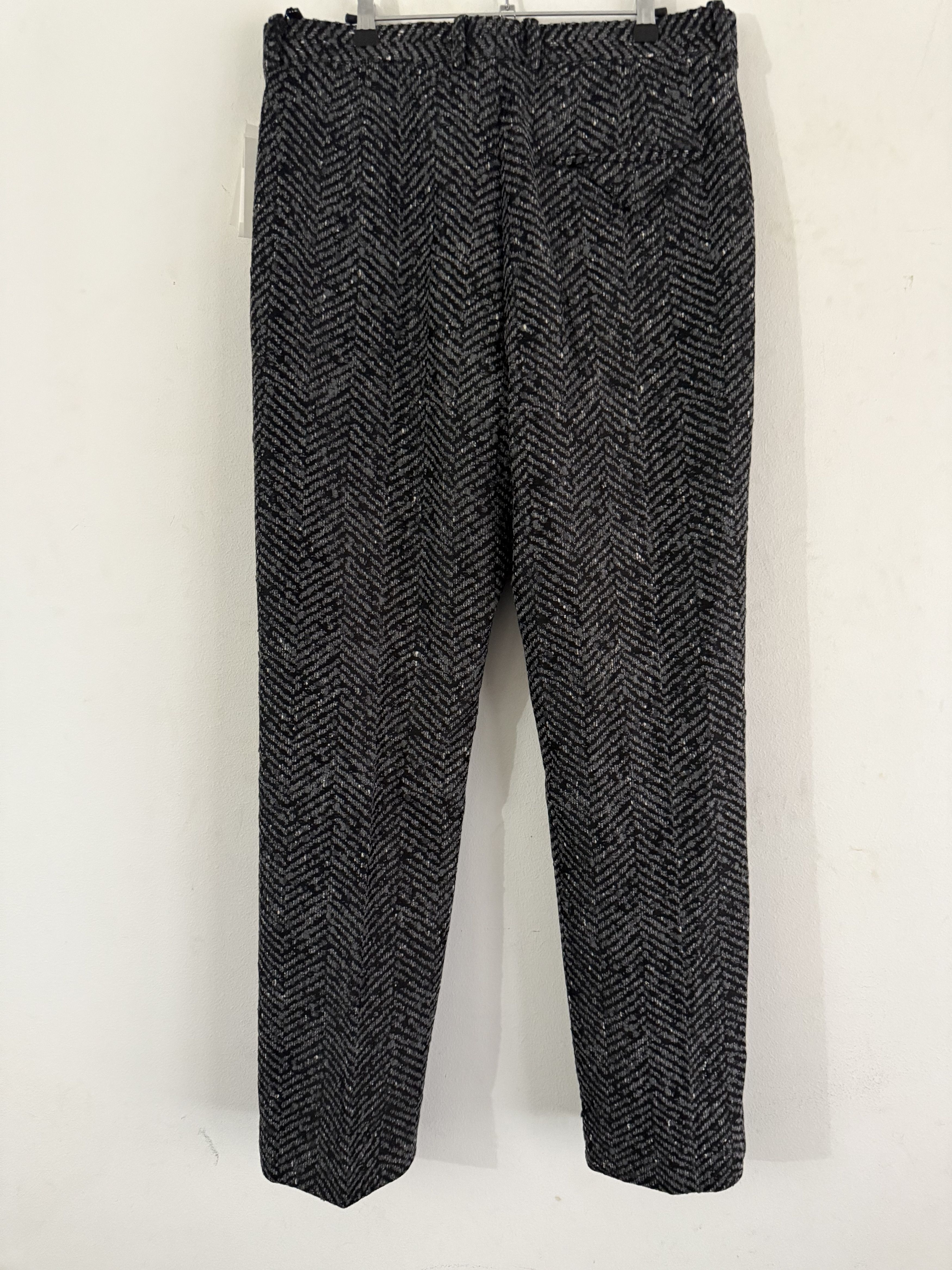 Bottega Veneta Runway FW '22 Herringbone Wool-Blend Pants Size 42R - 3 Thumbnail