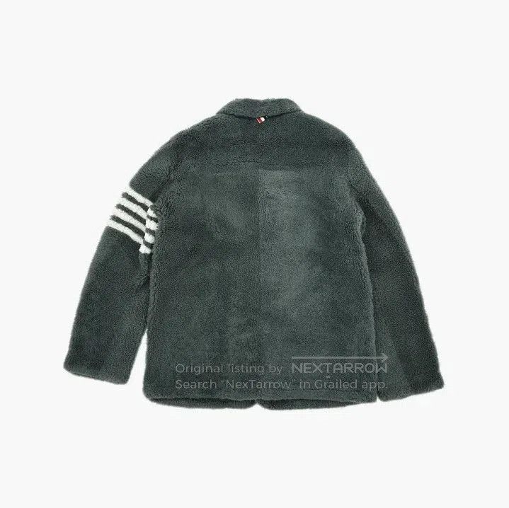 Thom Browne Thom Browne Green Shearling Long Sleeve Jacket. Size US M / EU 48-50 / 2 - 3 Thumbnail