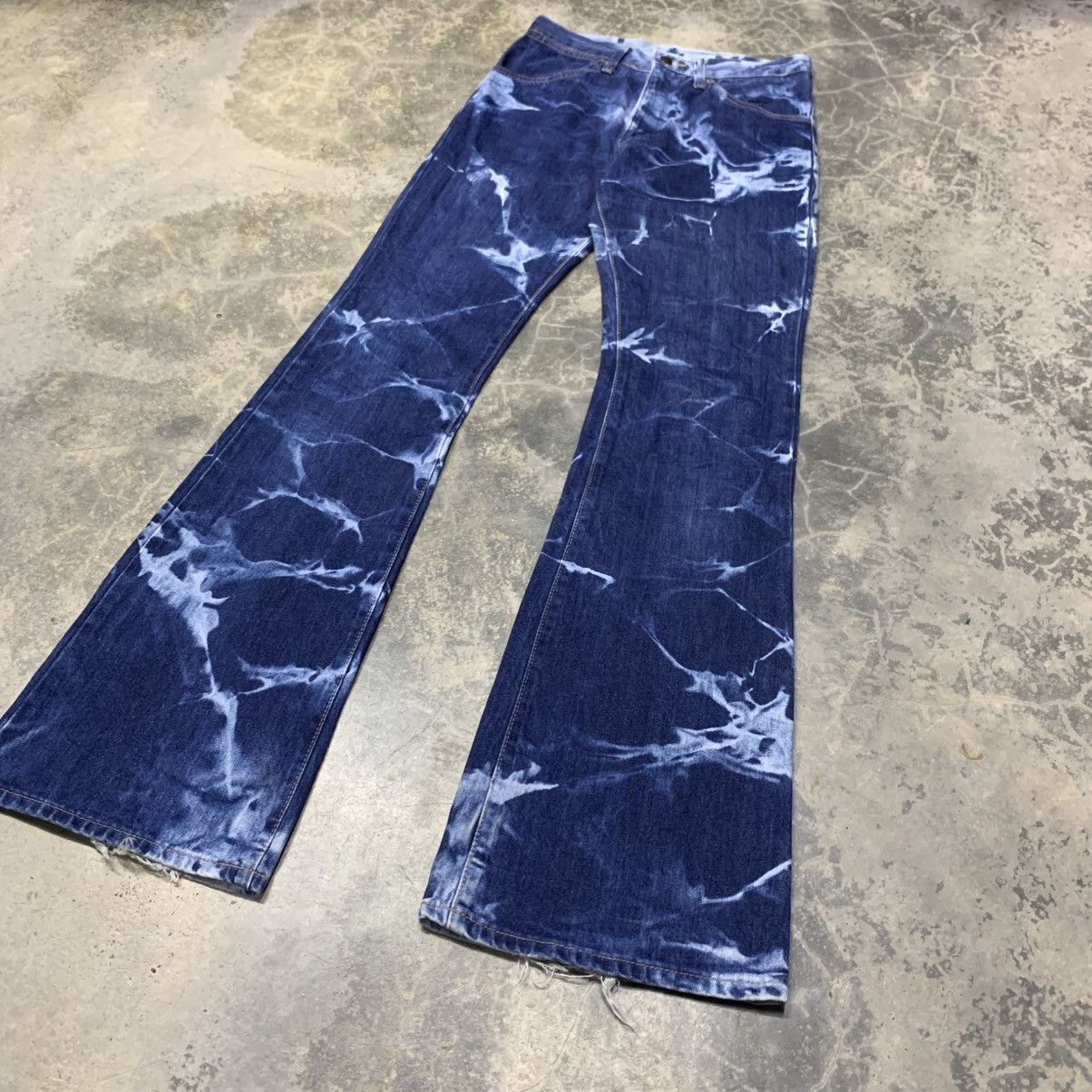 Wrangler Flare Vintage Wrangler Acid Wash Bell Bottom Jean Size US 28 / EU 44 - 3 Thumbnail
